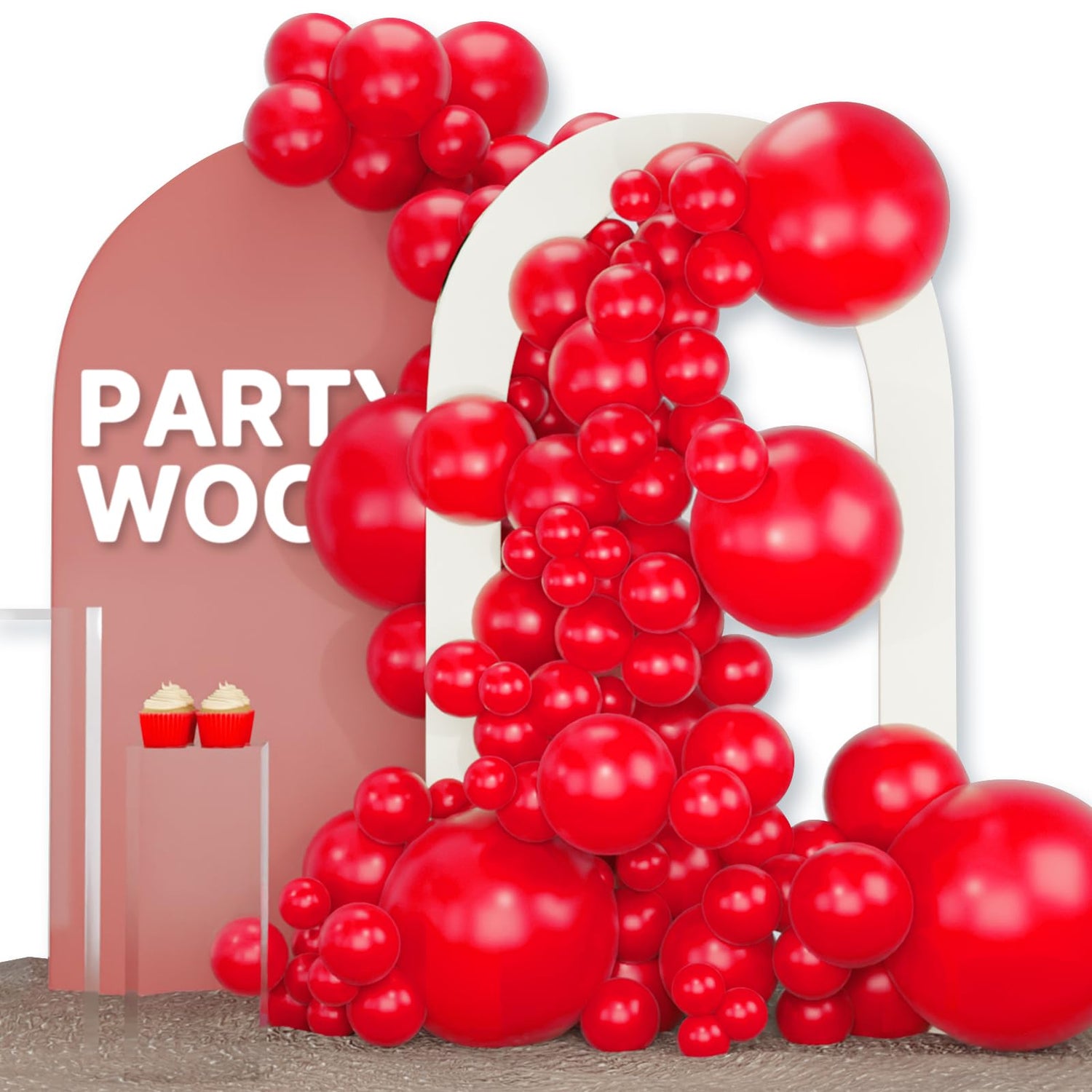 Red-Y57 Balloons Arch Kit Garland 120pcs (5/10/12/18 inch)