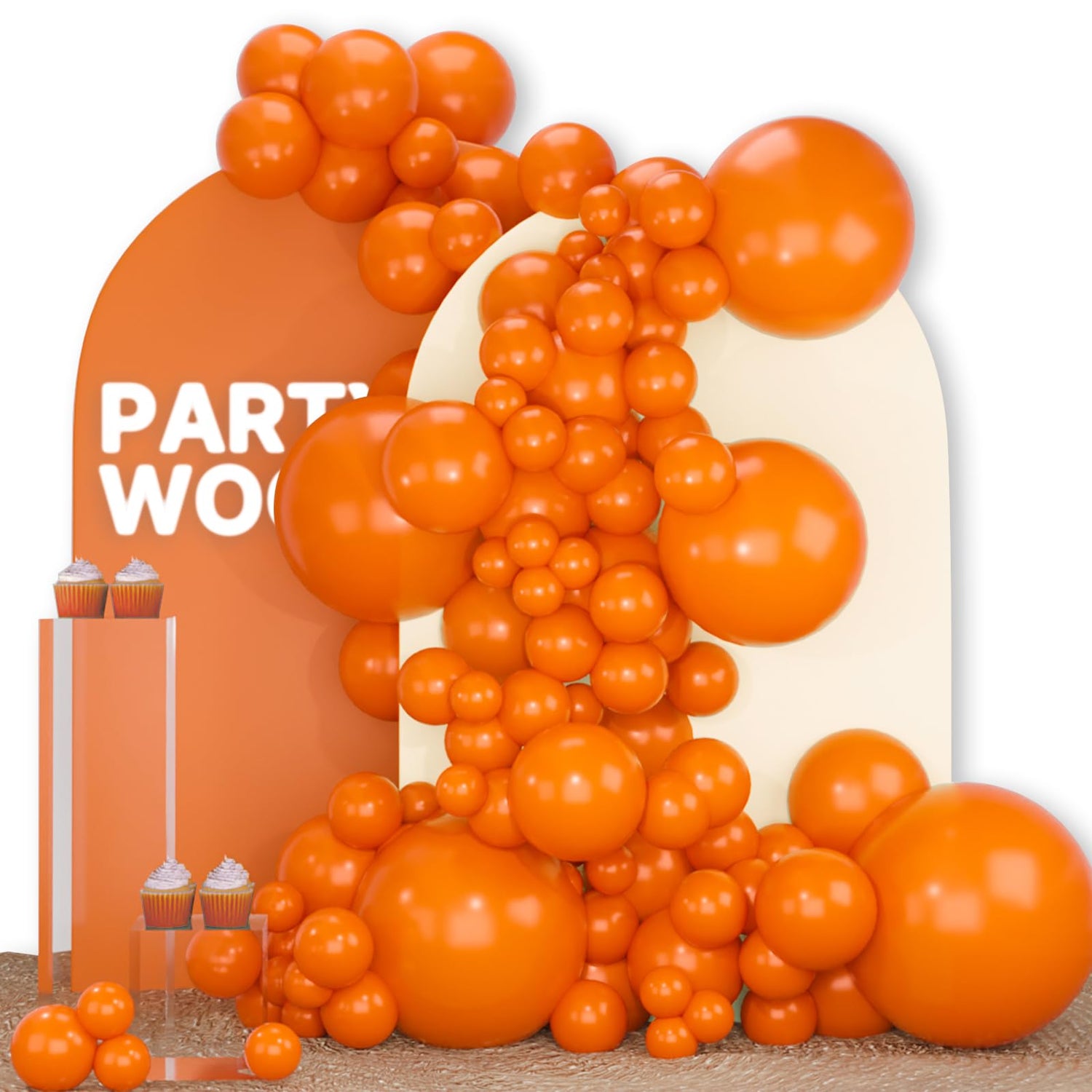 Orange-Y9 Balloons Arch Kit Garland 92pcs (5/10/12/18 inch)