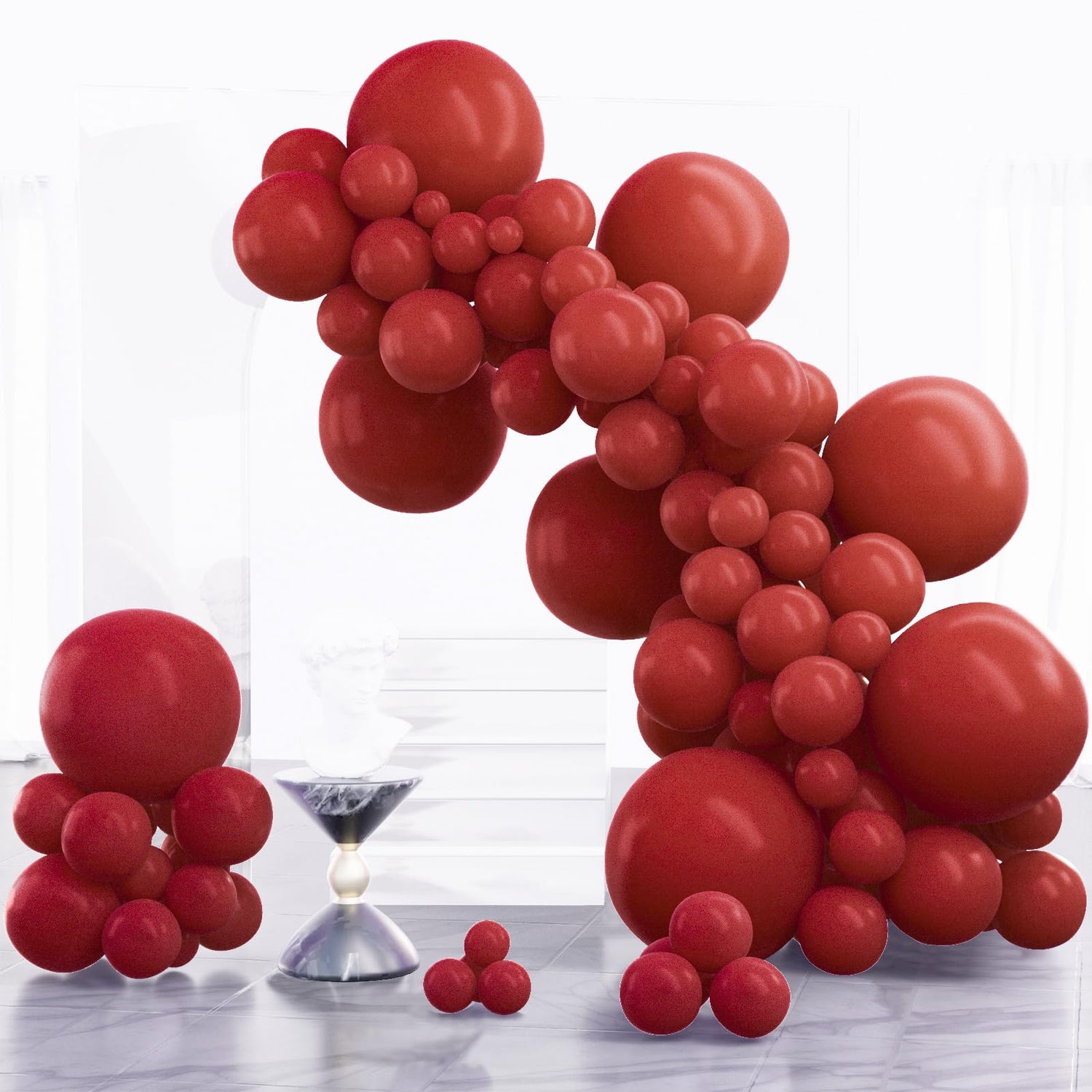 Burgundy-Y62 Balloons Arch Kit Garland 100pcs (5/10/12/18 inch)