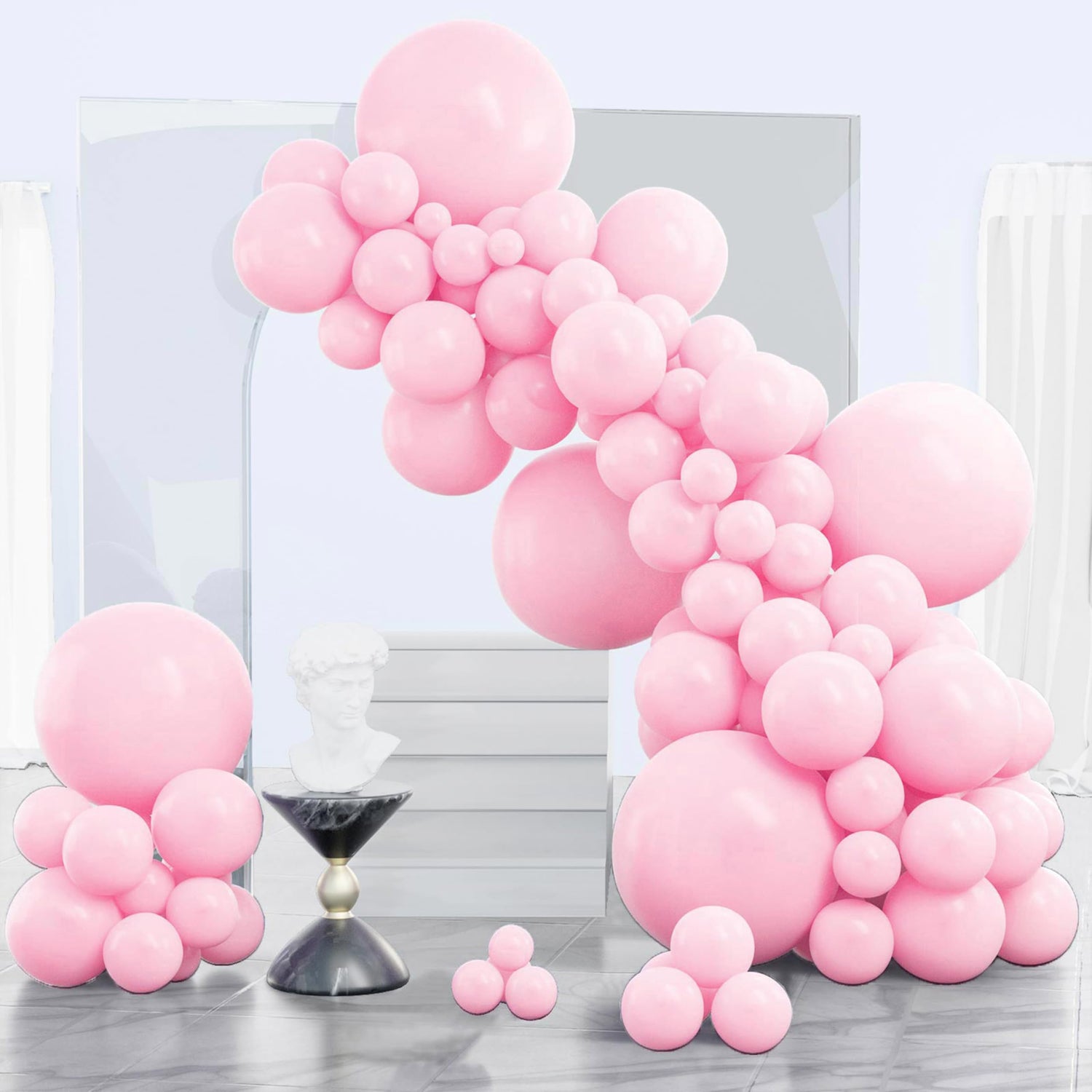 Pink-Q05 Balloons Arch Kit Garland 120pcs (5/10/12/18 inch)
