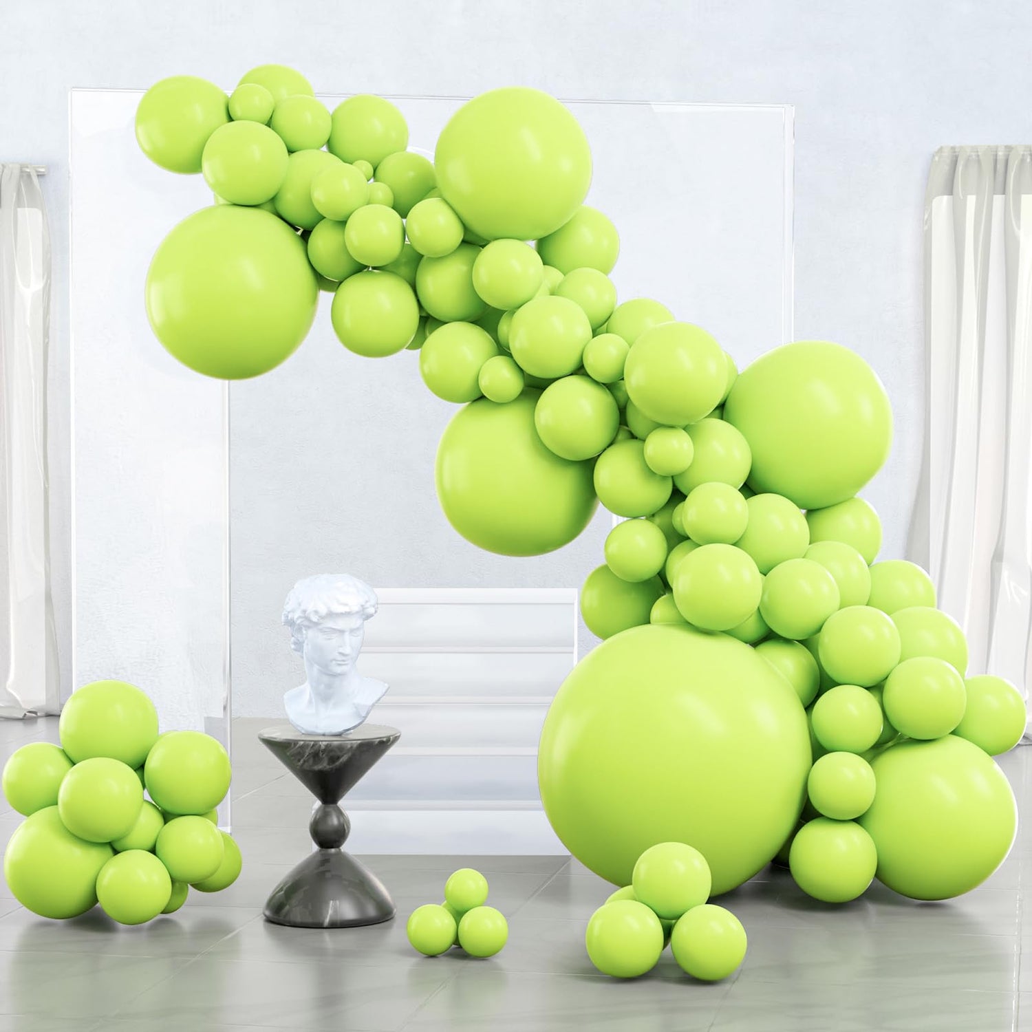 Green-Y6 Balloons Arch Kit Garland 100pcs (5/10/12/18/36 inch)
