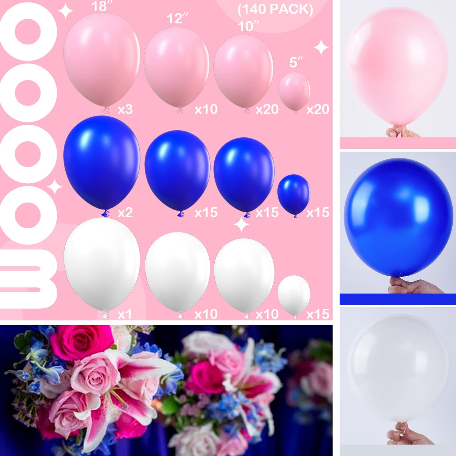 Balloons 140pcs