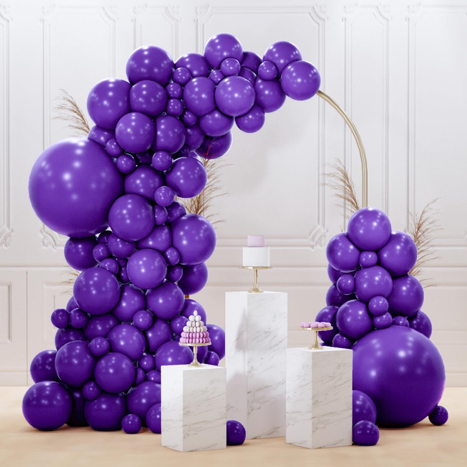 Purple-Y16 Balloons Arch Kit Garland 92pcs (5/10/12/18 inch)
