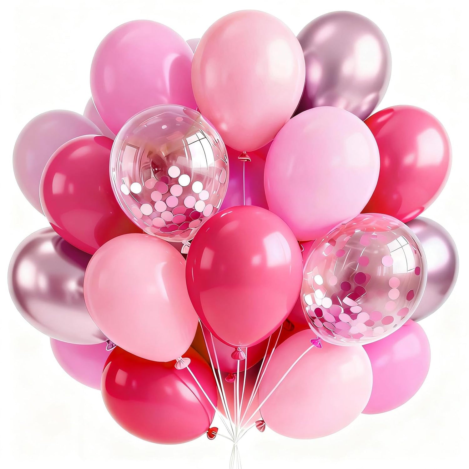 Red Ombre Balloons 65pcs