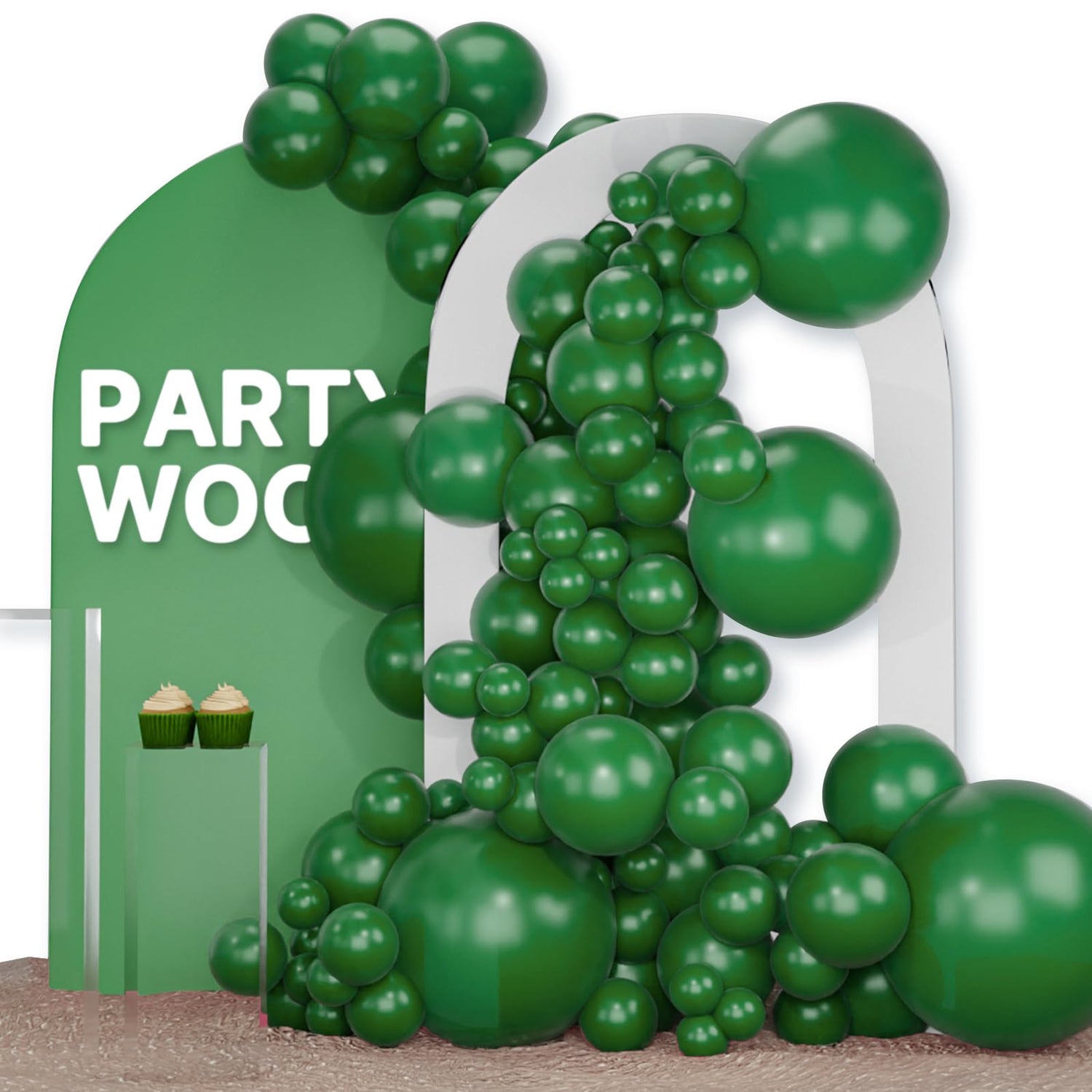 Green-Y56 Balloons Arch Kit Garland 120pcs (5/10/12/18 inch)