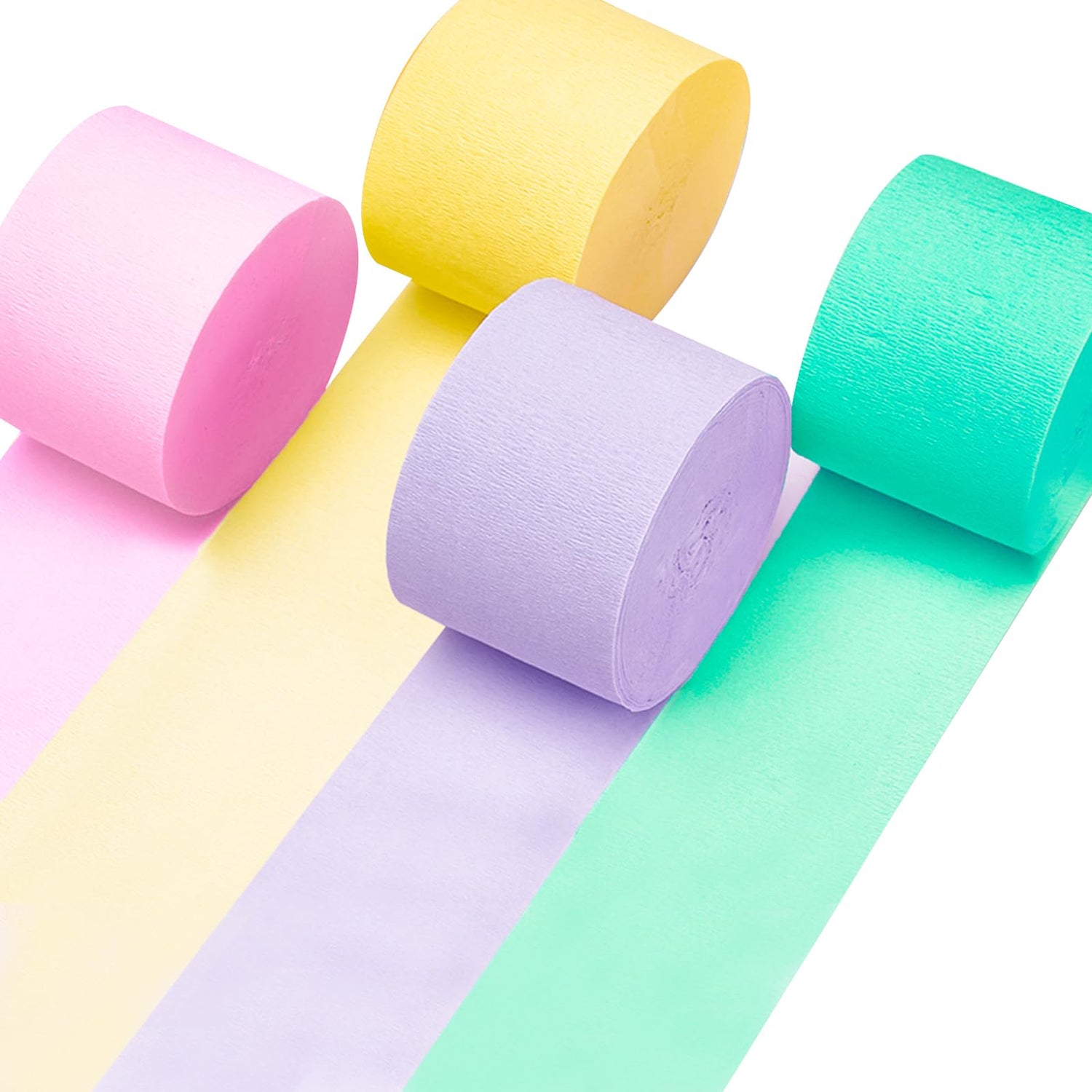 Mixed Color - Macaron Crepe Paper 4pcs