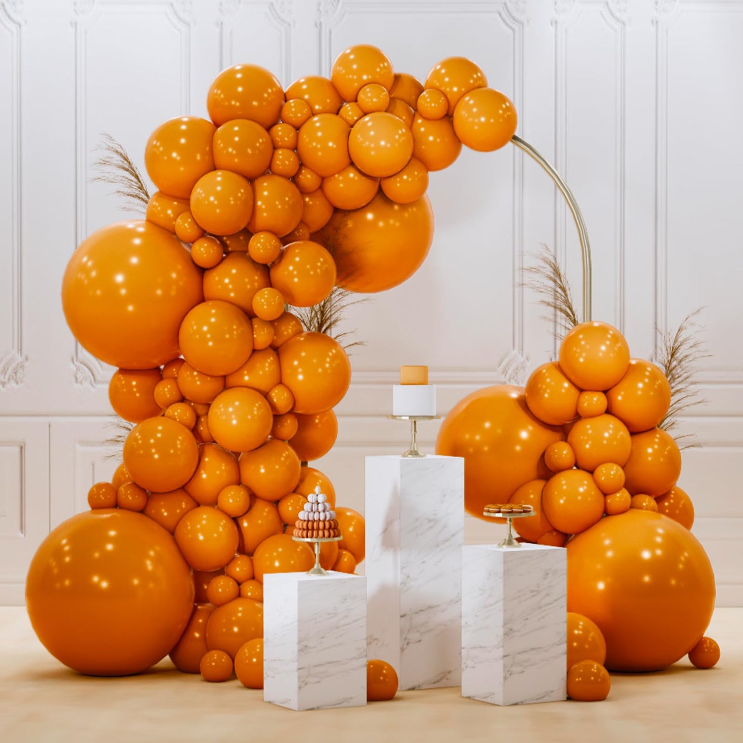 Orange-F53 Balloons Arch Kit Garland 140pcs (5/10/12/18 inch)