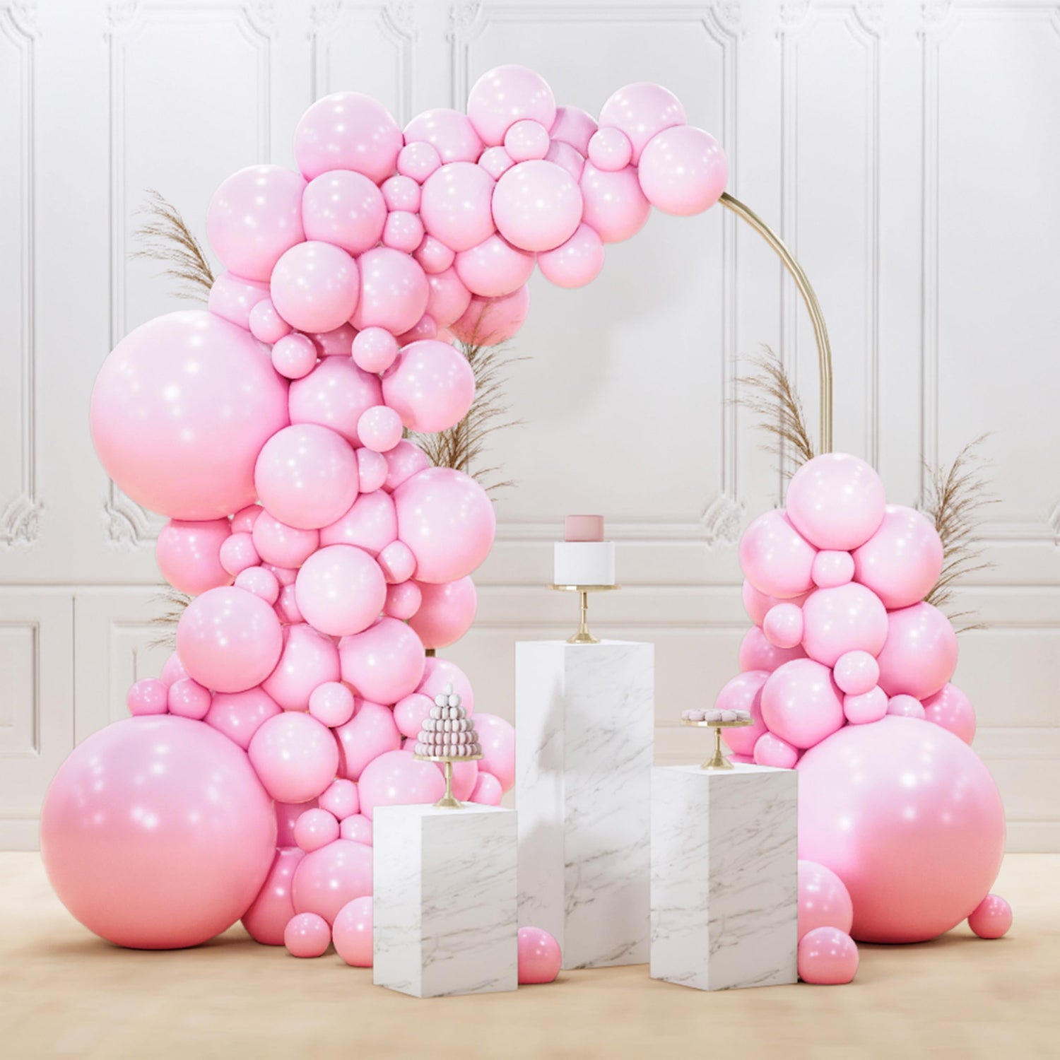 Pink-Q05 Balloons Arch Kit Garland 128pcs (5/10/12/18 inch)