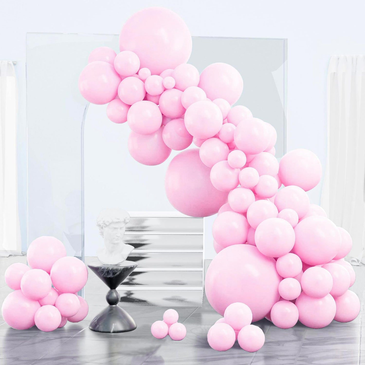 Pink-Q05 Balloons Arch Kit Garland 85pcs (5/10/12/18 inch)