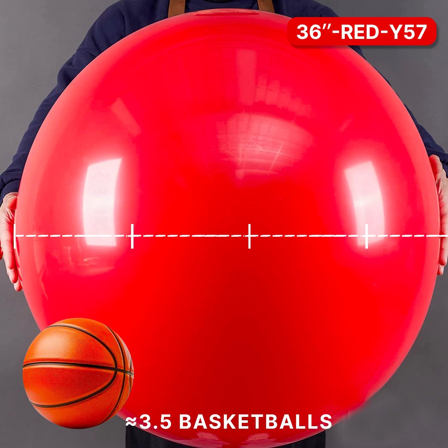 Red-Y57 Balloons 4pcs (36 inch)