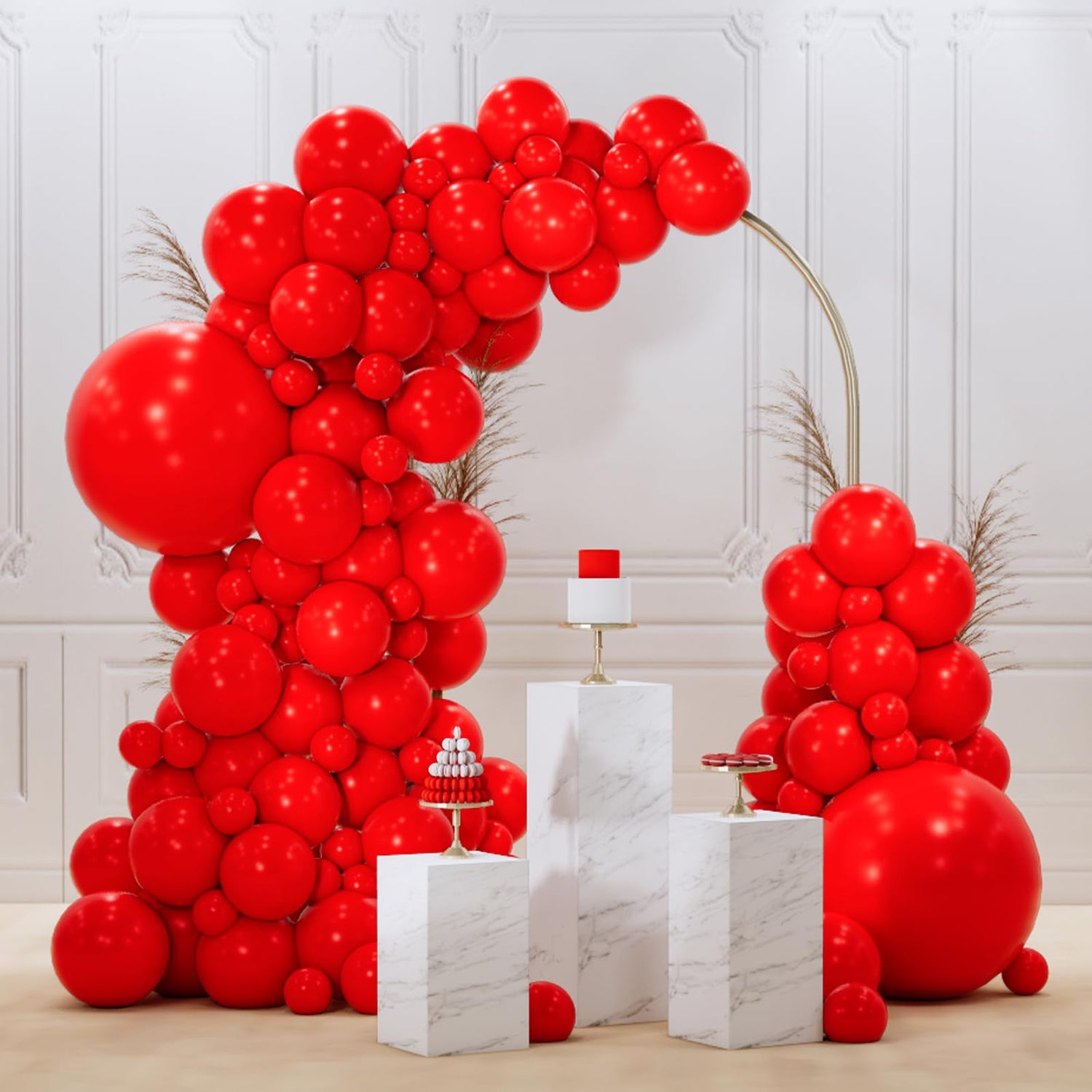 Red-Y57 Balloons Arch Kit Garland 92pcs (5/10/12/18 inch)