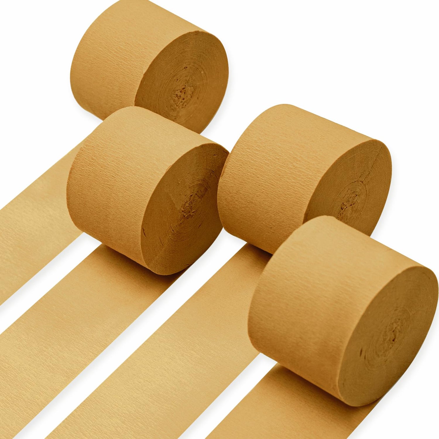 Light Brown Crepe Paper 4pcs