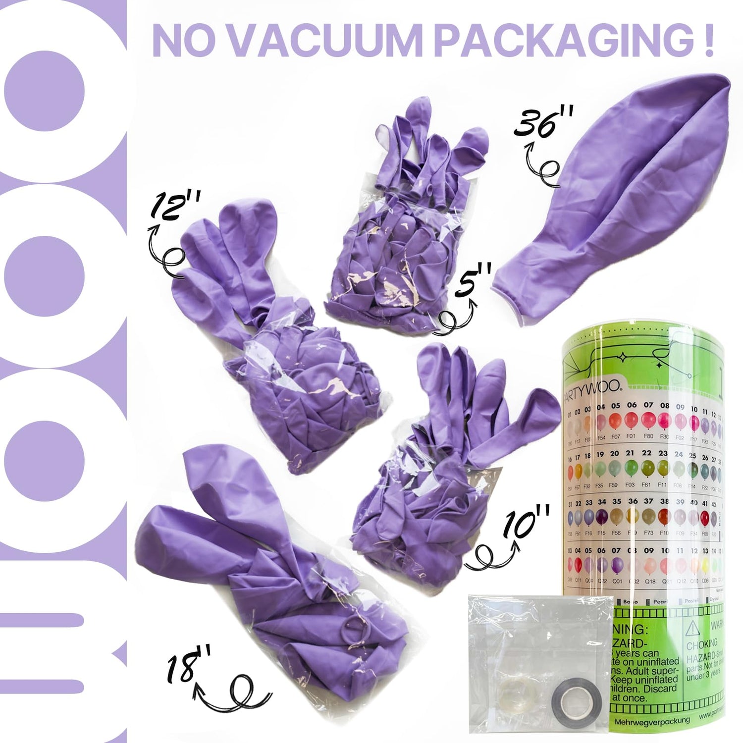 Macaron Purple-Q10 Balloons Arch Kit Garland 127pcs (5/10/12/18/36 inch)