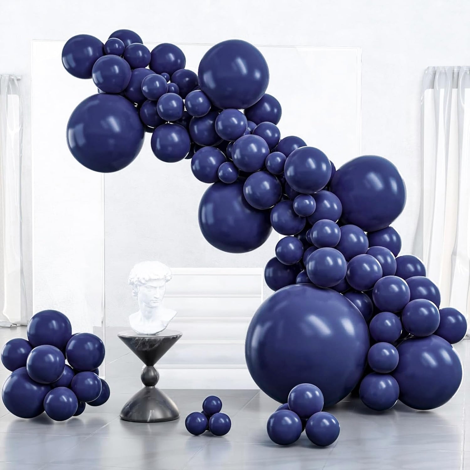 Blue-Z90 Balloons Arch Kit Garland 127pcs (5/10/12/18/36 inch)