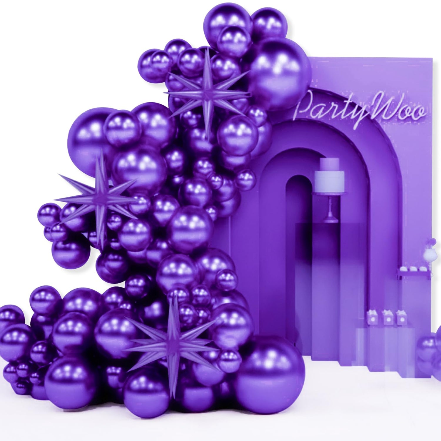 Purple-Y16 Balloons Arch Kit Garland 110pcs (5/10/12/18 inch)