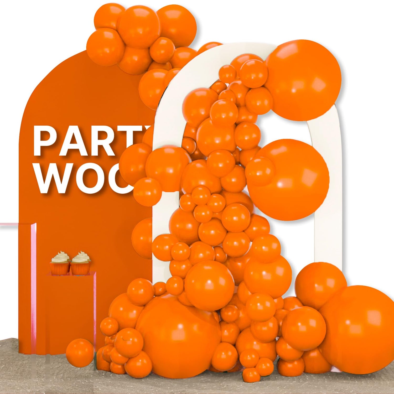 Orange-Y9 Balloons Arch Kit Garland 155pcs (5/10/12/18 inch)