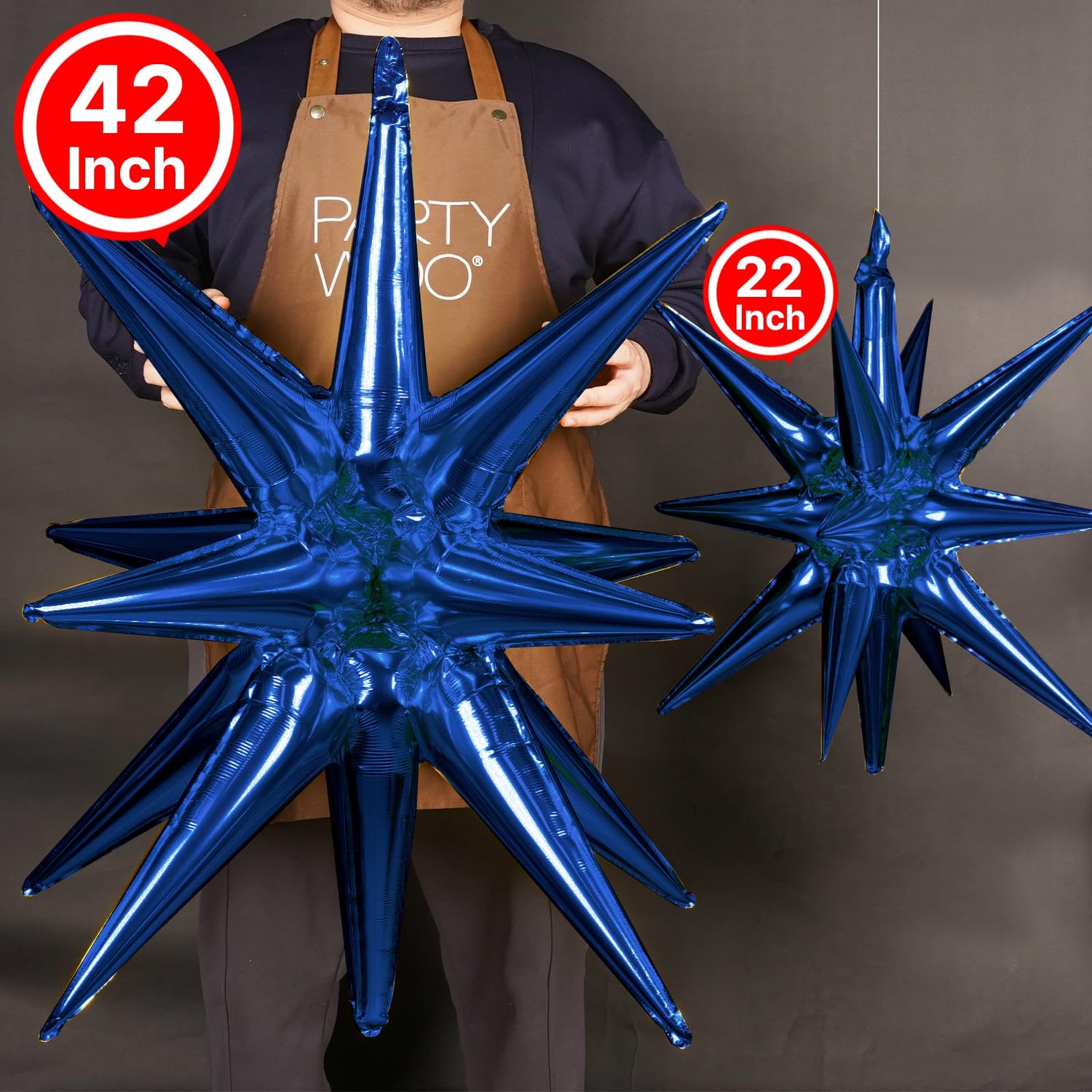 Blue-LG17 Foil Balloons 2pcs (42 inch)