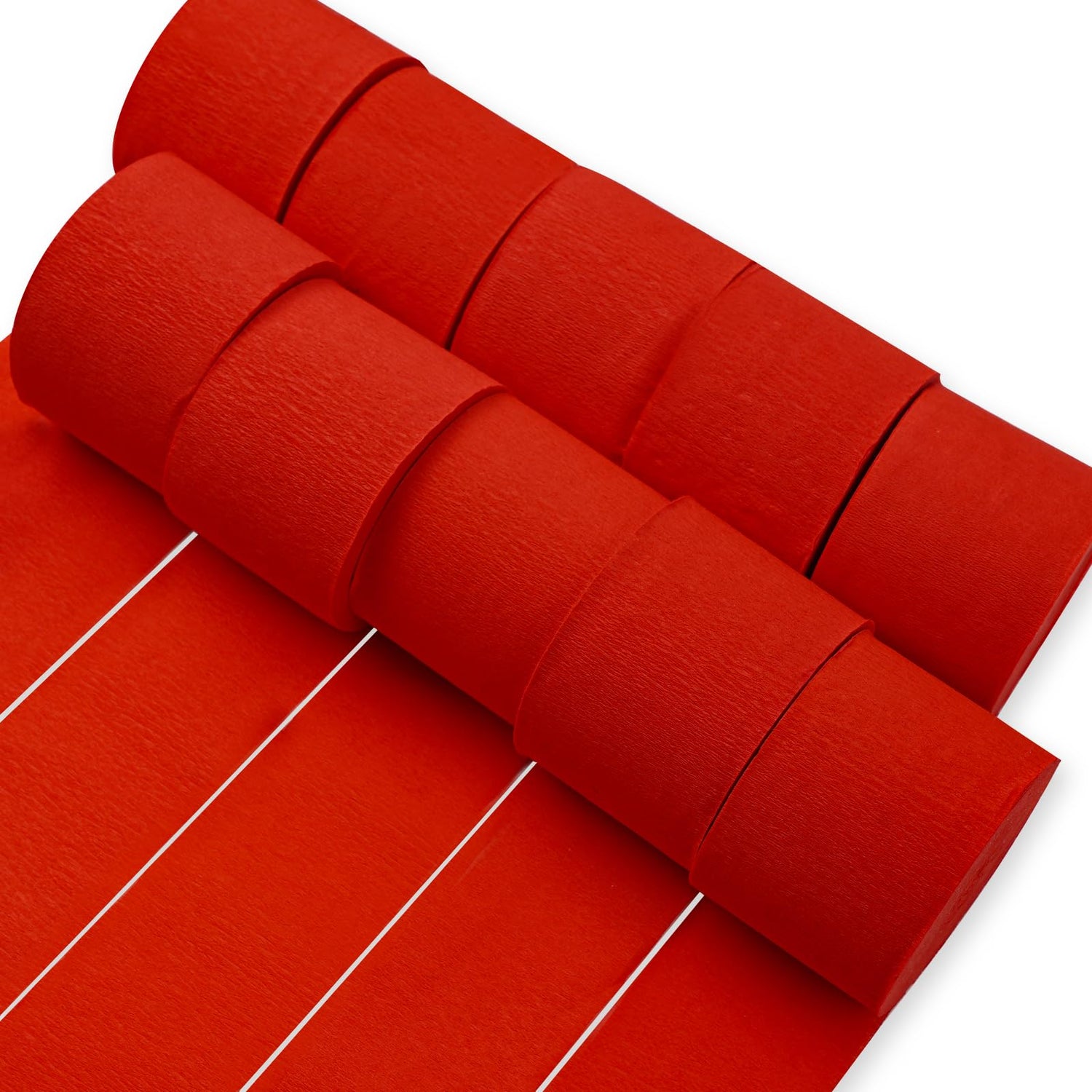 Red-01 Crepe Paper 10pcs