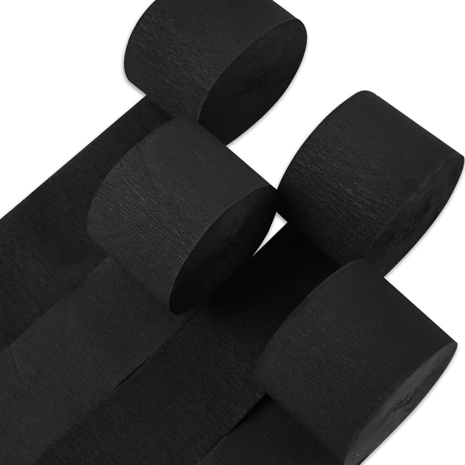 Black Crepe Paper 4pcs