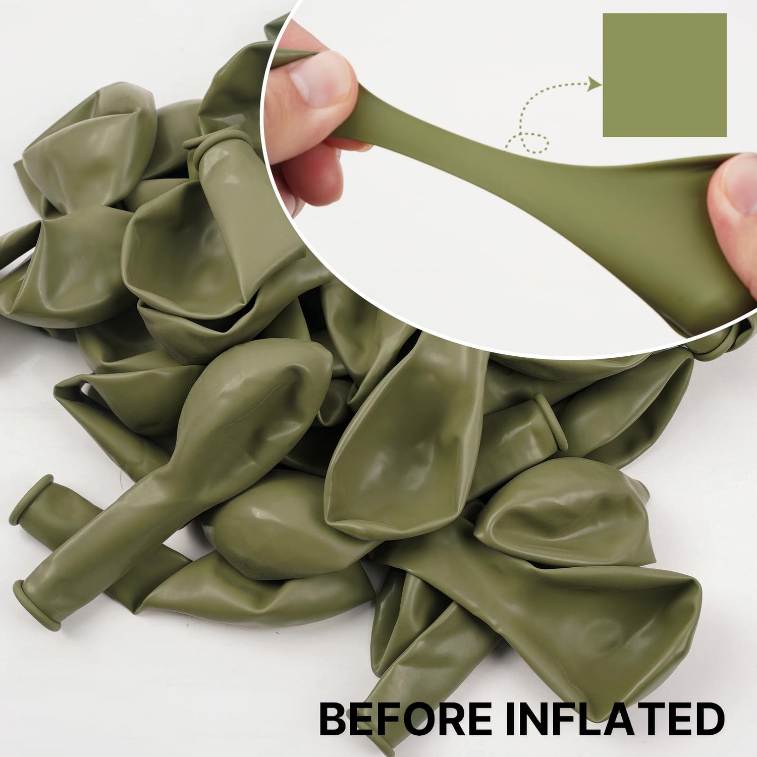 Green-F11 Balloons Arch Kit Garland 155pcs (5/10/12/18 inch)