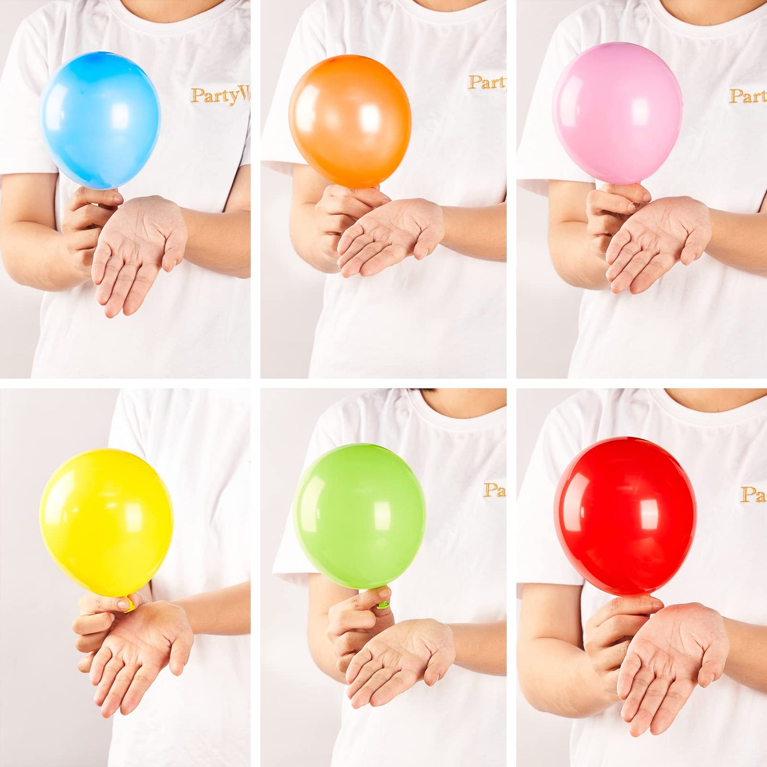 Multicolored Balloons 100pcs (5 inch)