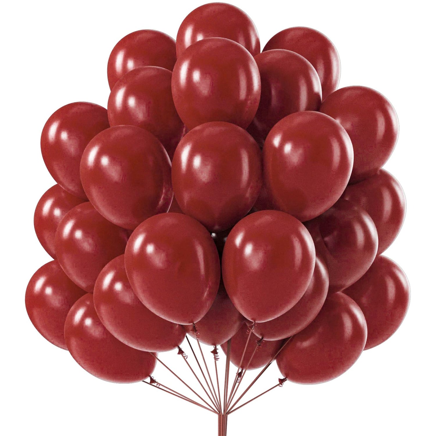 Burgundy-Y62 Balloons 100pcs (12 inch)