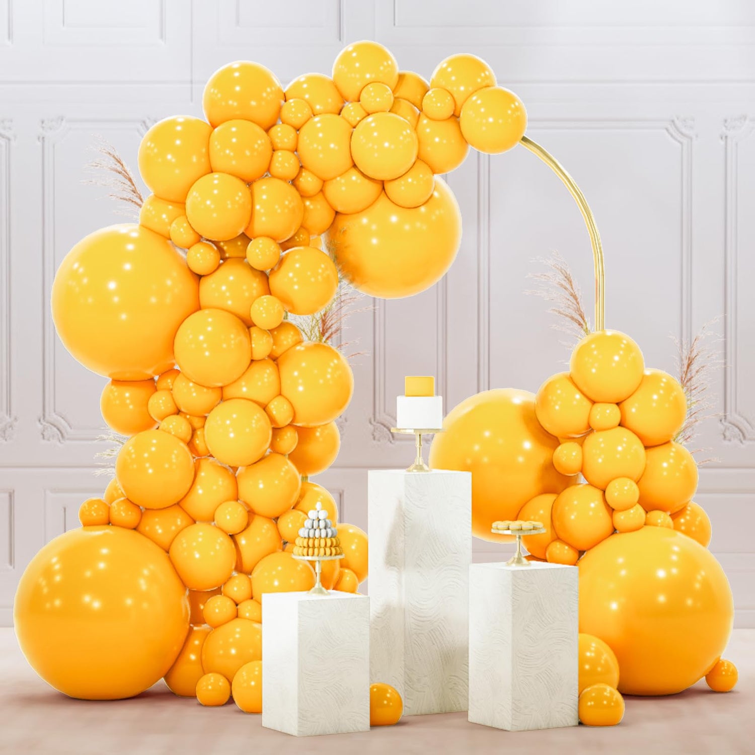 Yellow-Y10 Balloons Arch Kit Garland 120pcs (5/10/12/18 inch)