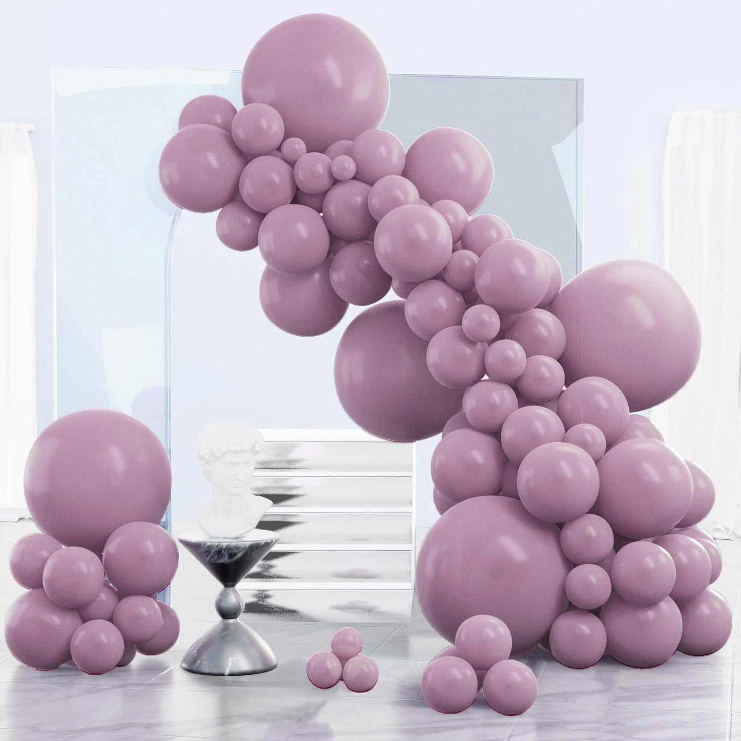 Purple-F29 Balloons Arch Kit Garland 140pcs (5/10/12/18 inch)