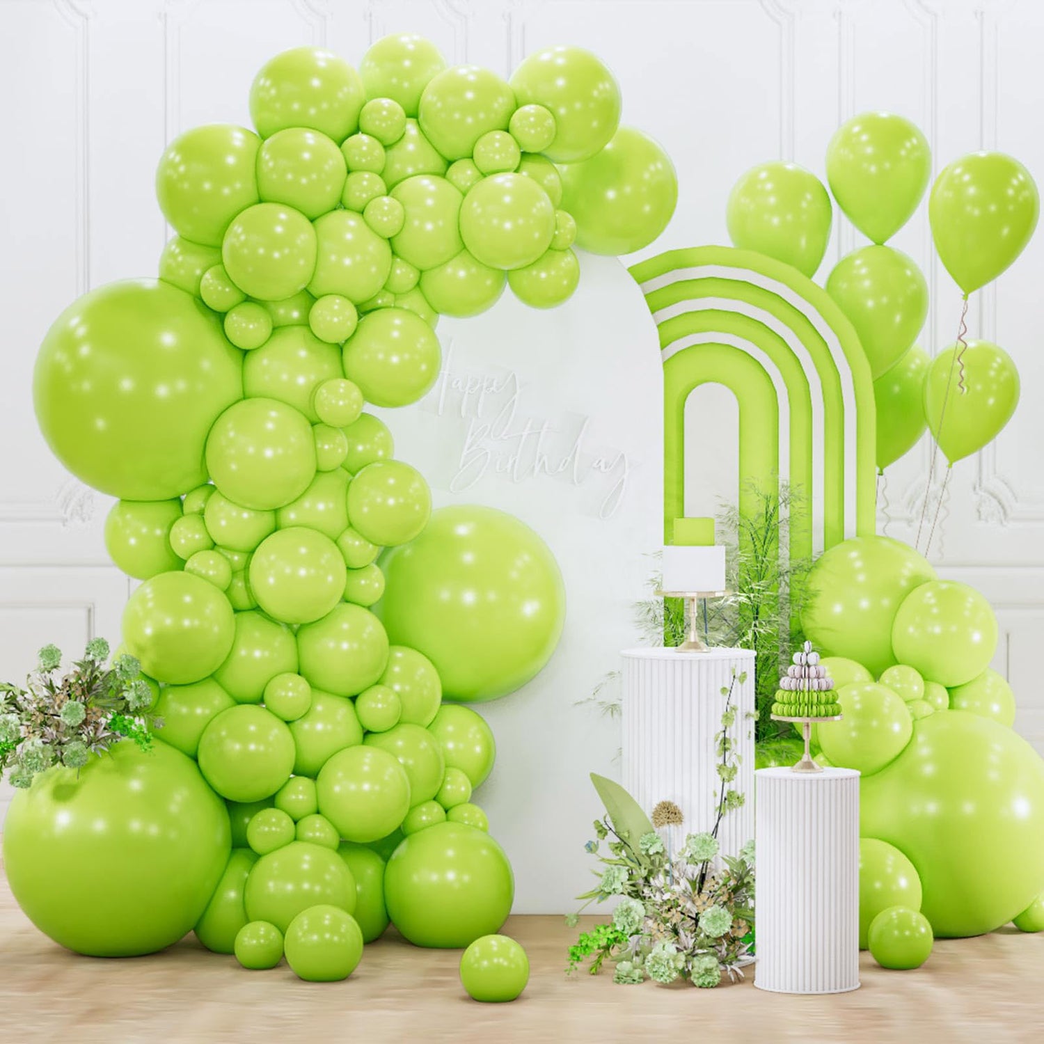 Green-Y6 Balloons Arch Kit Garland 152pcs (5/10/12/18 inch)