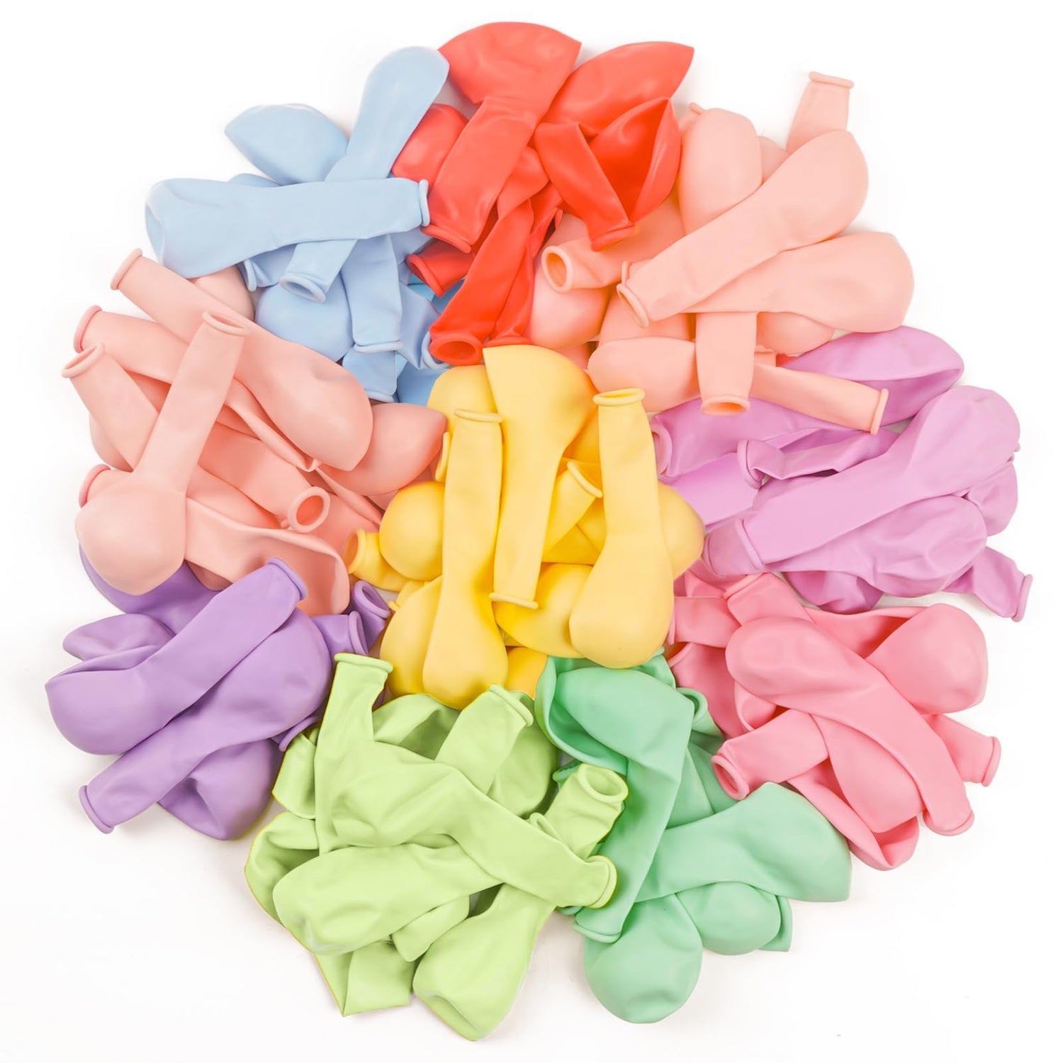 Mixed Color - Macaron Balloons 50pcs (5 inch)