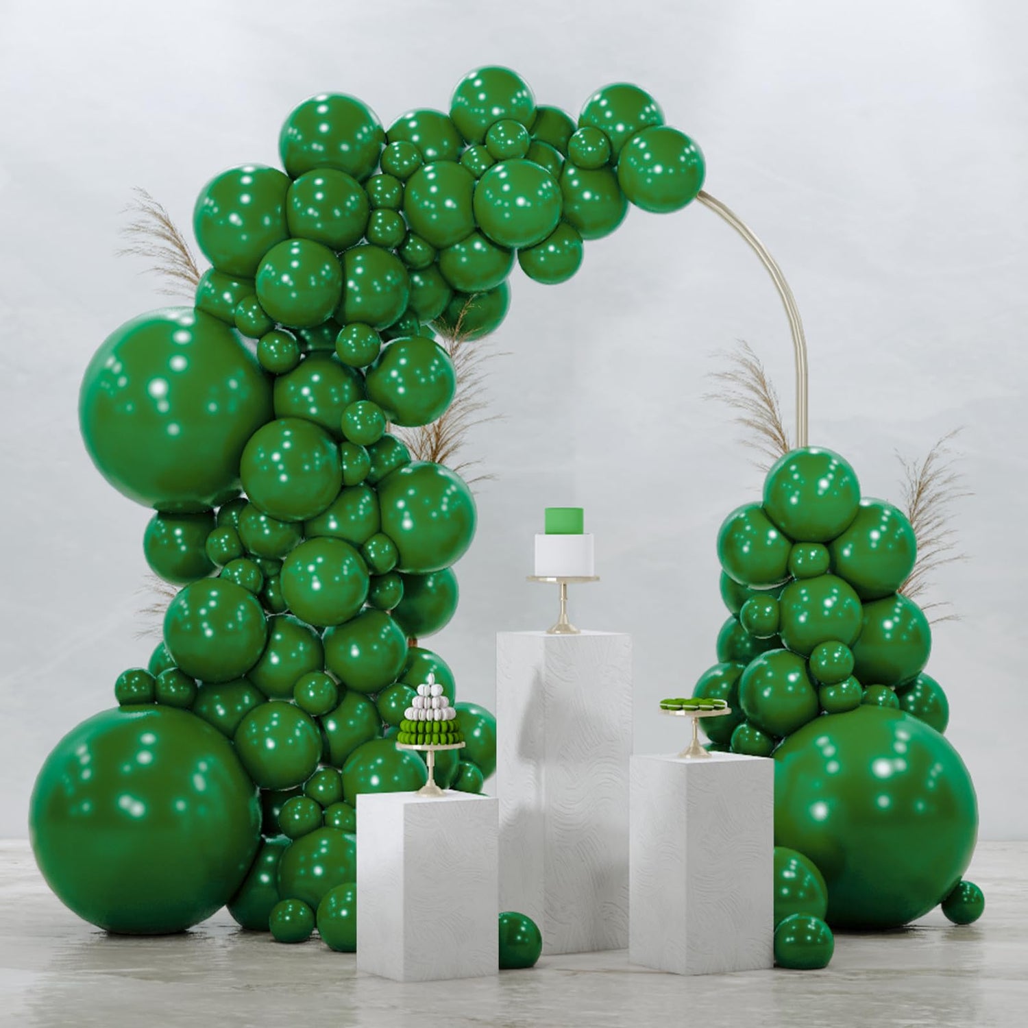Green-Y56 Balloons Arch Kit Garland 128pcs (5/10/12/18 inch)