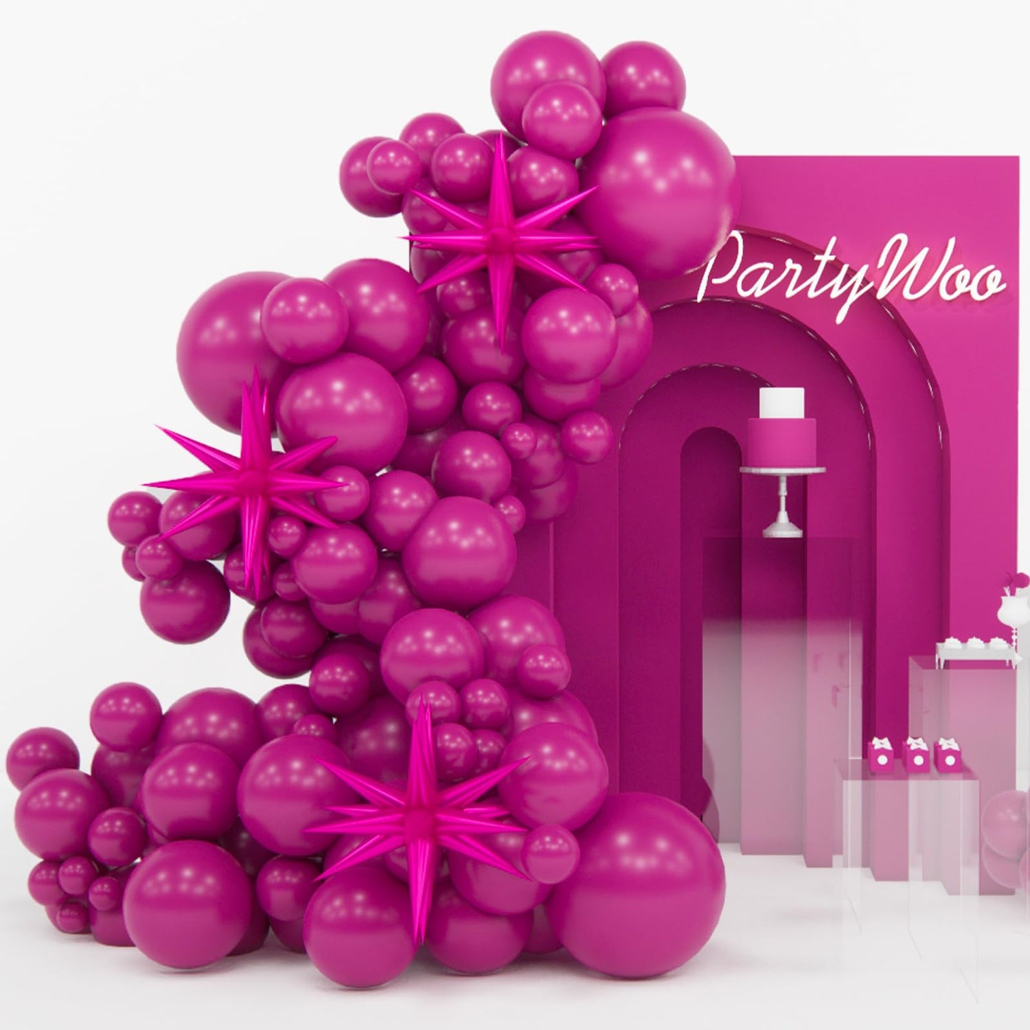 Burgundy-Y39 Balloons Arch Kit Garland 110pcs (5/10/12/18 inch)