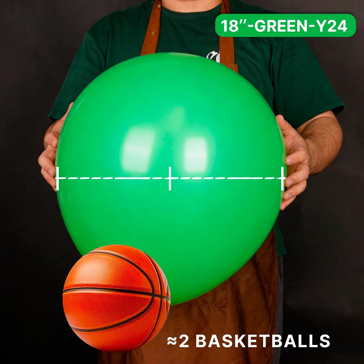 Green-Y24 Balloons 20pcs (18 inch)