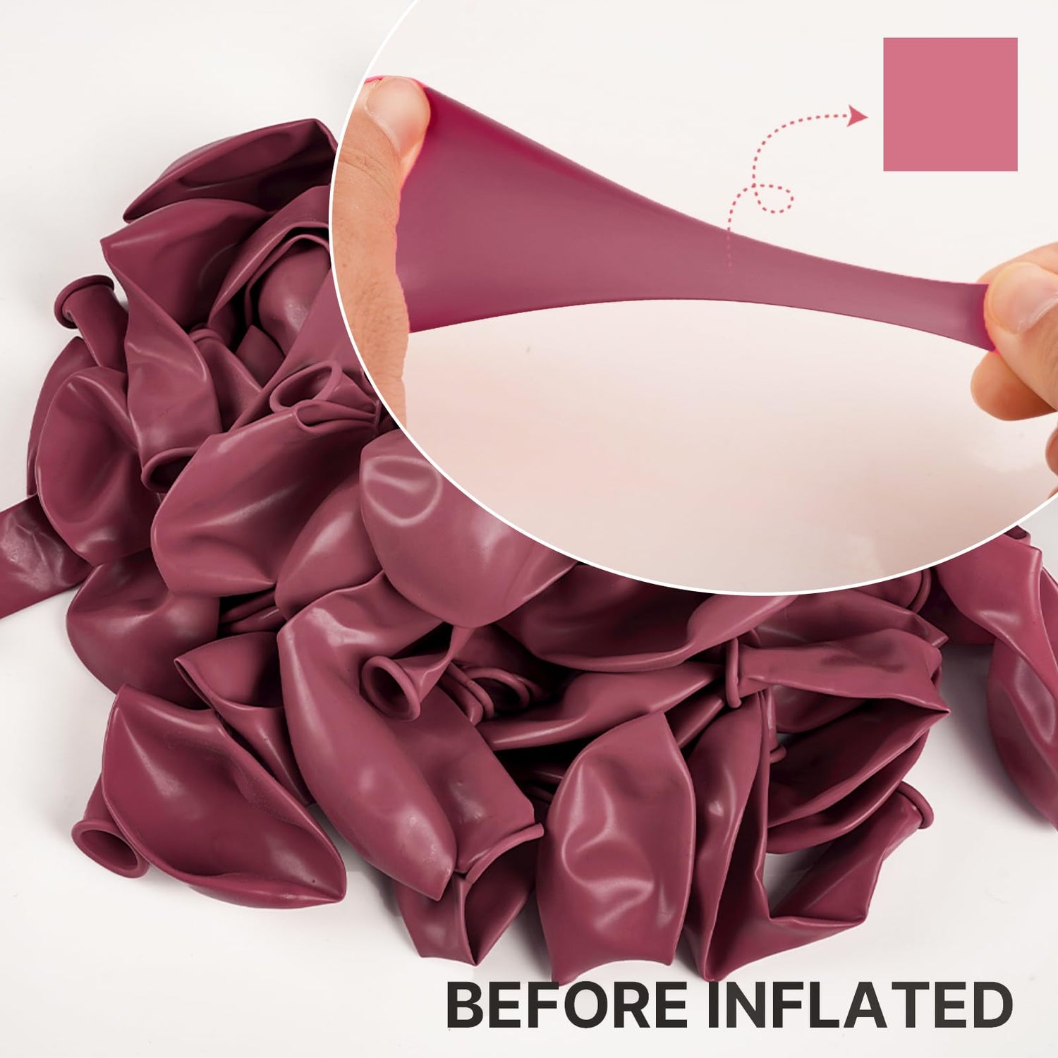 Pink-F02 Balloons 50pcs (12 inch)
