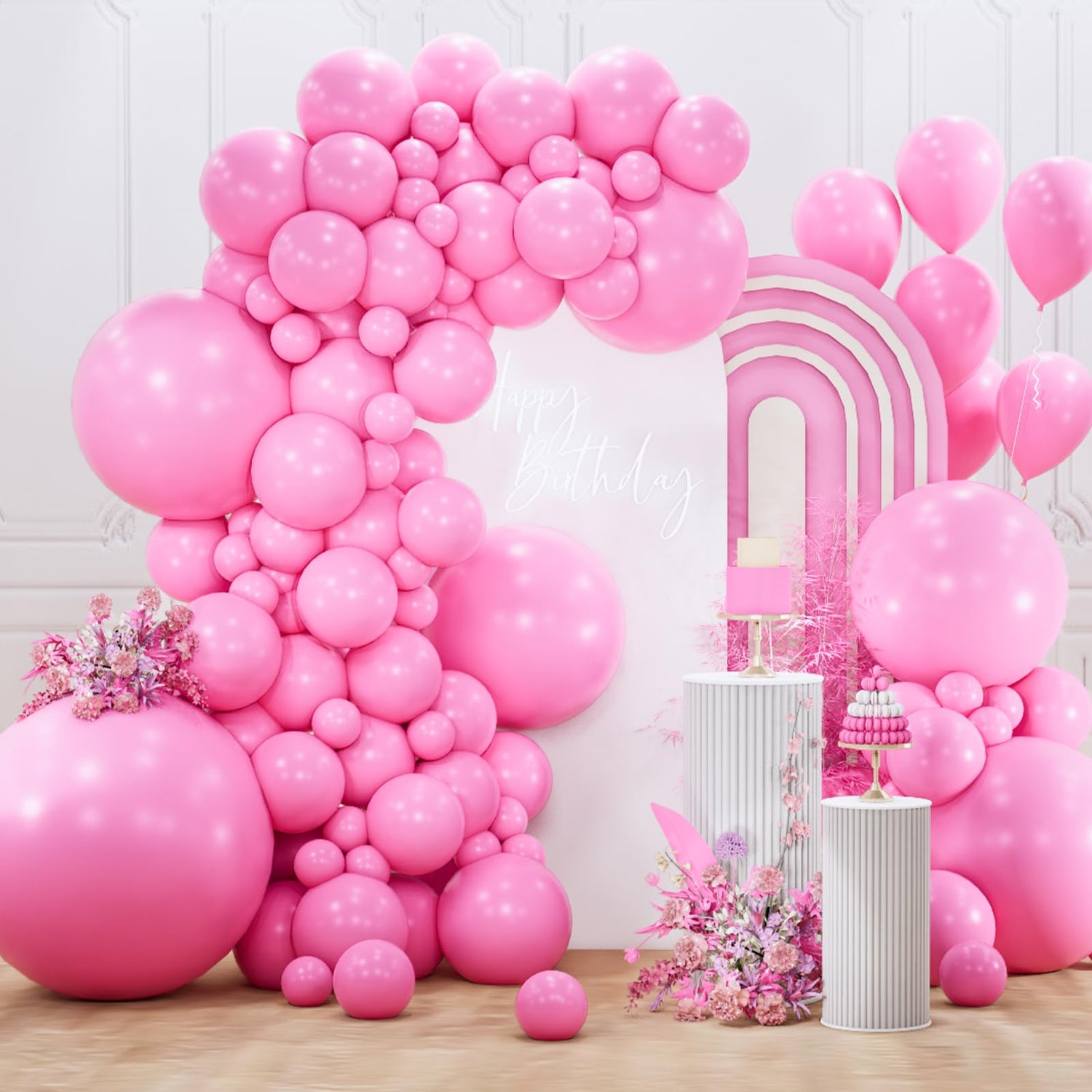 Pink-Y11 Balloons Arch Kit Garland 127pcs (5/10/12/18/36 inch)