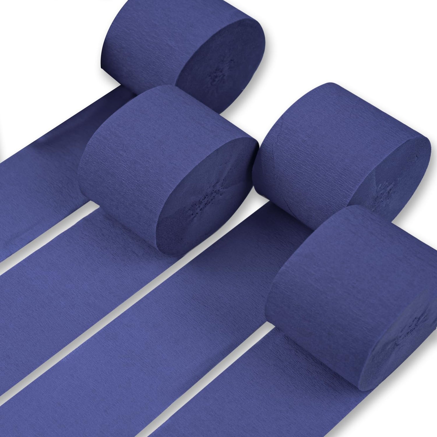 Navy Blue Crepe Paper 4pcs
