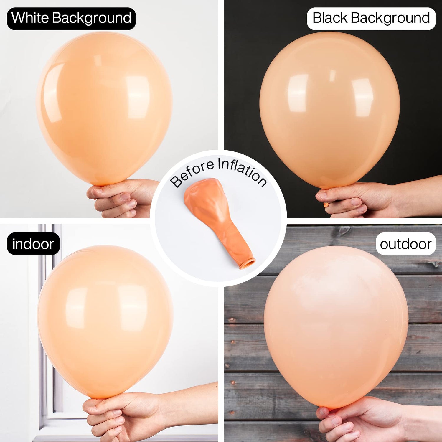 Peach-Q12 Balloons 50pcs (10 inch)
