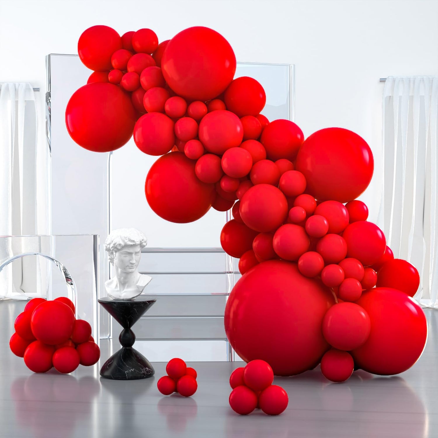 Red-Y57 Balloons Arch Kit Garland 100pcs (5/10/12/18/36 inch)