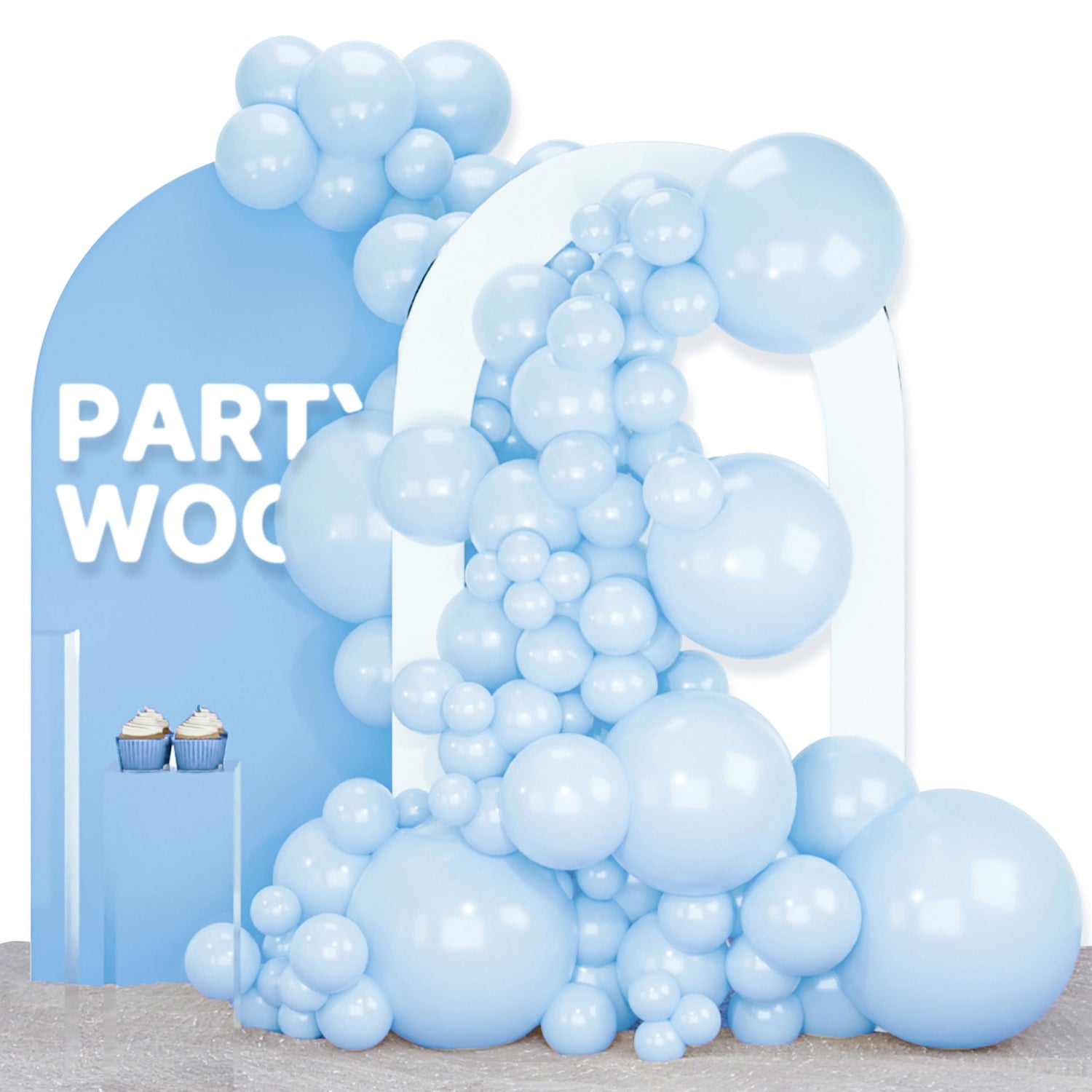 Blue-Q13 Balloons Arch Kit Garland 120pcs (5/10/12/18 inch)