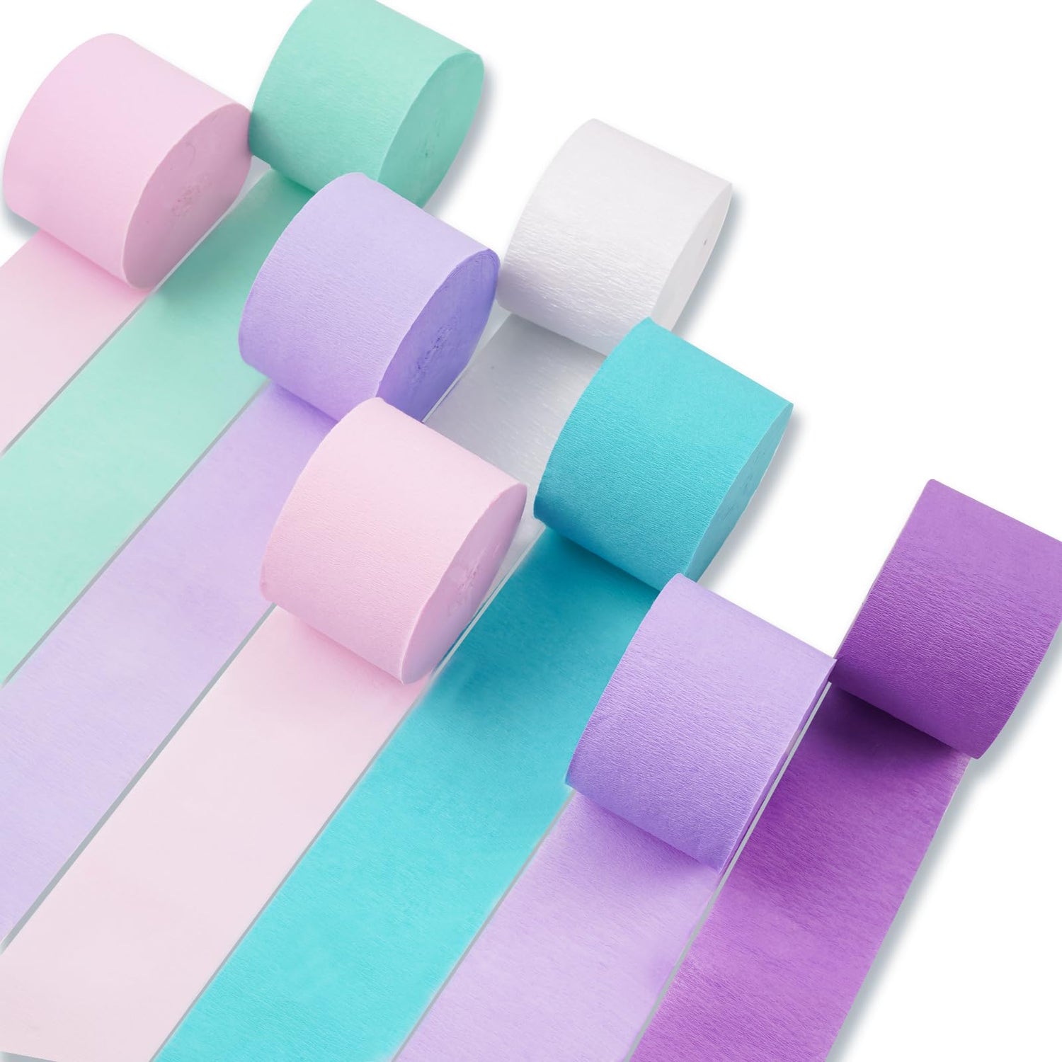 Mixed Color - Macaron Crepe Paper 8pcs