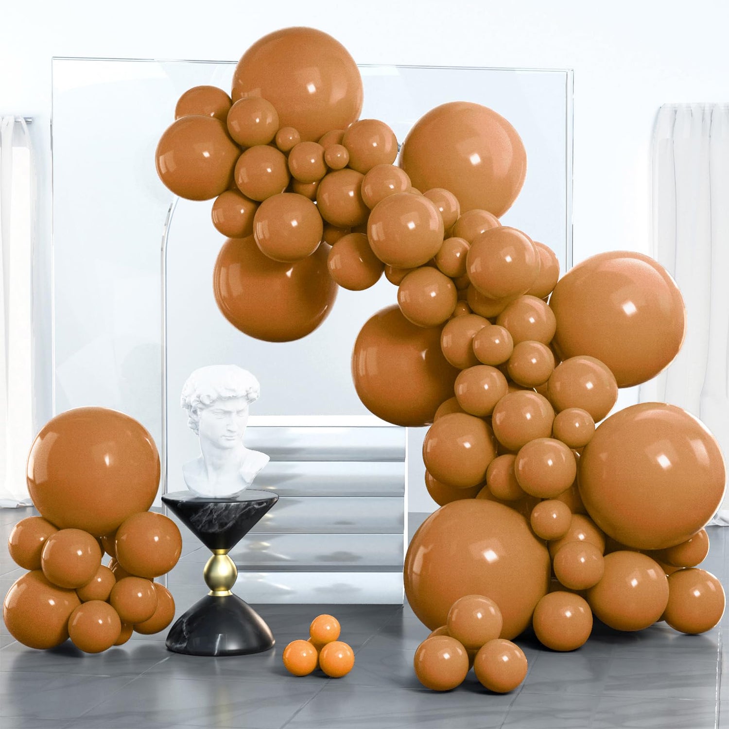 Brown-F10 Balloons Arch Kit Garland 100pcs (5/10/12/18 inch)