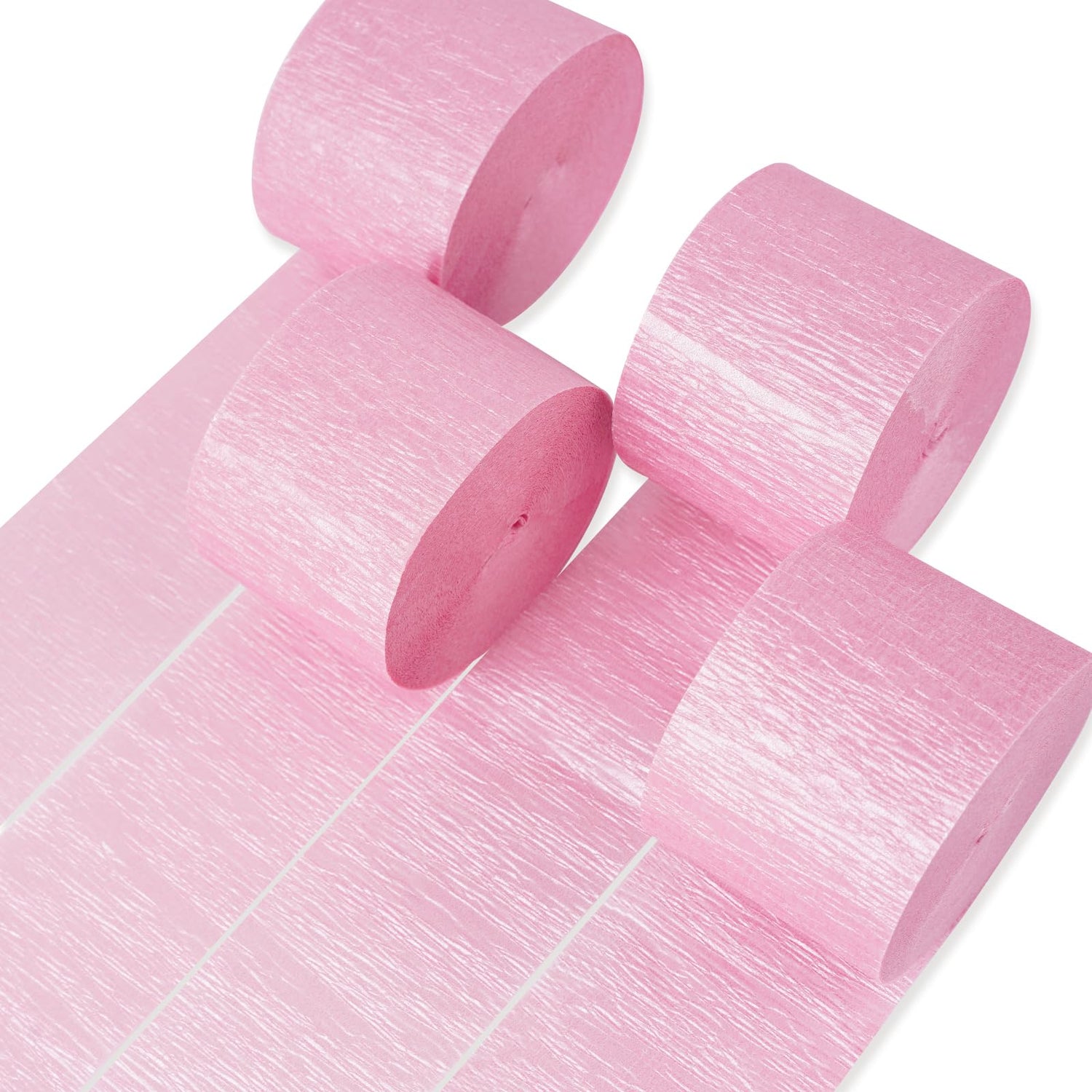 Pearl Pink Crepe Paper 4pcs