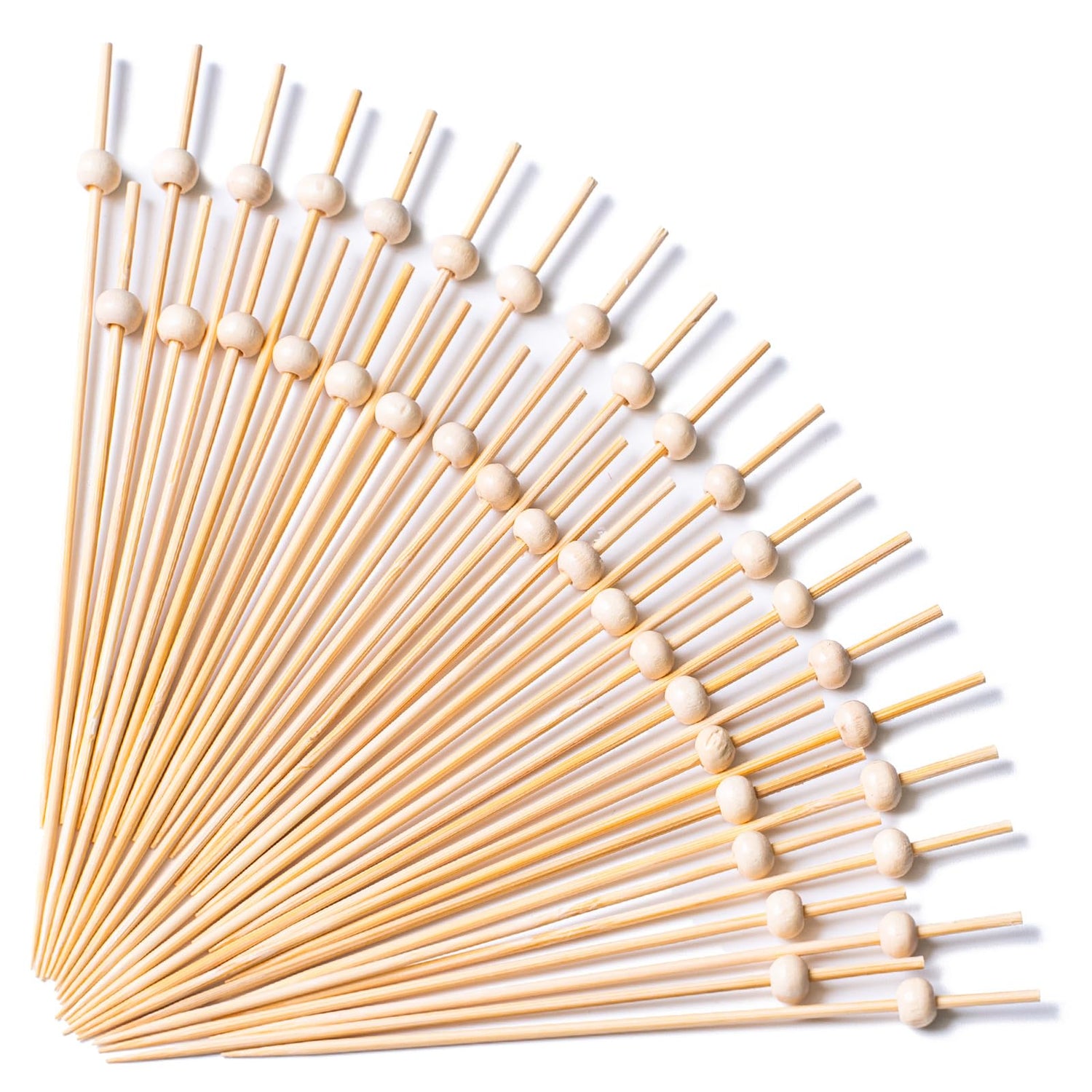 Natural Wood Cocktail Picks (Bamboo) 100pcs