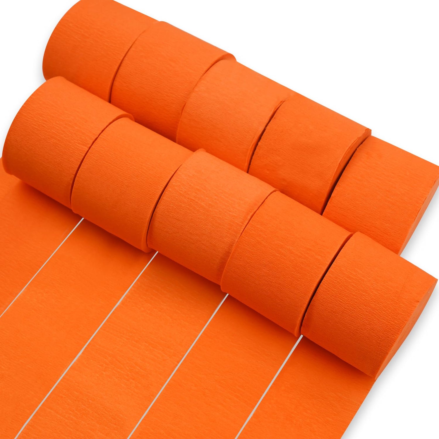 Orange-15 Crepe Paper 10pcs