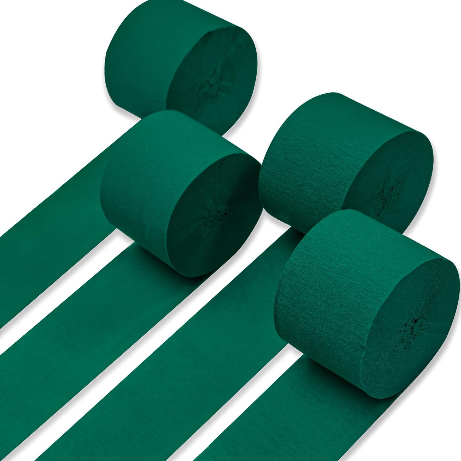 Christmas Green Crepe Paper 4pcs