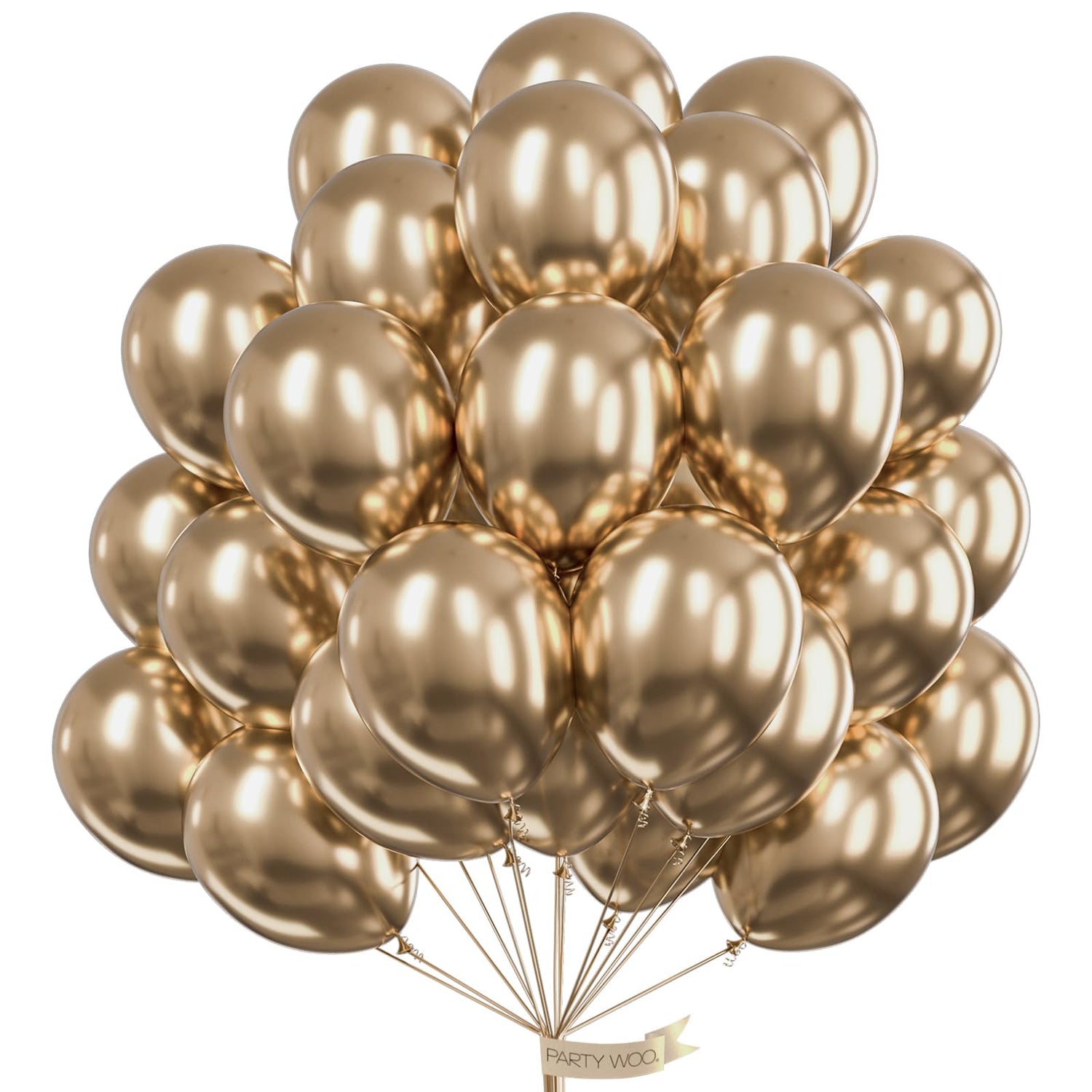 Gold-G127 Metallic Balloons 101pcs (12 inch)