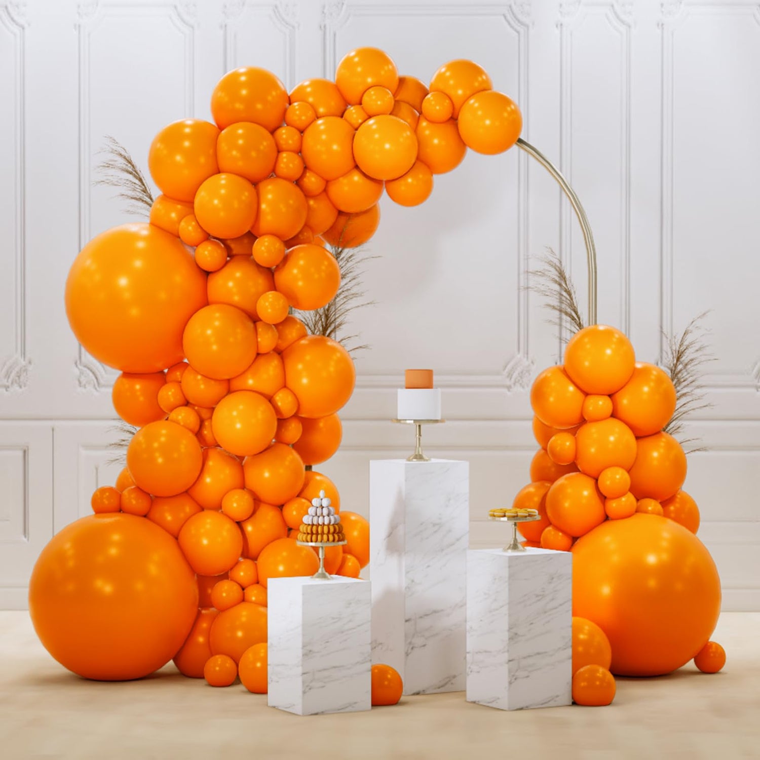Orange-Y9 Balloons Arch Kit Garland 128pcs (5/10/12/18 inch)