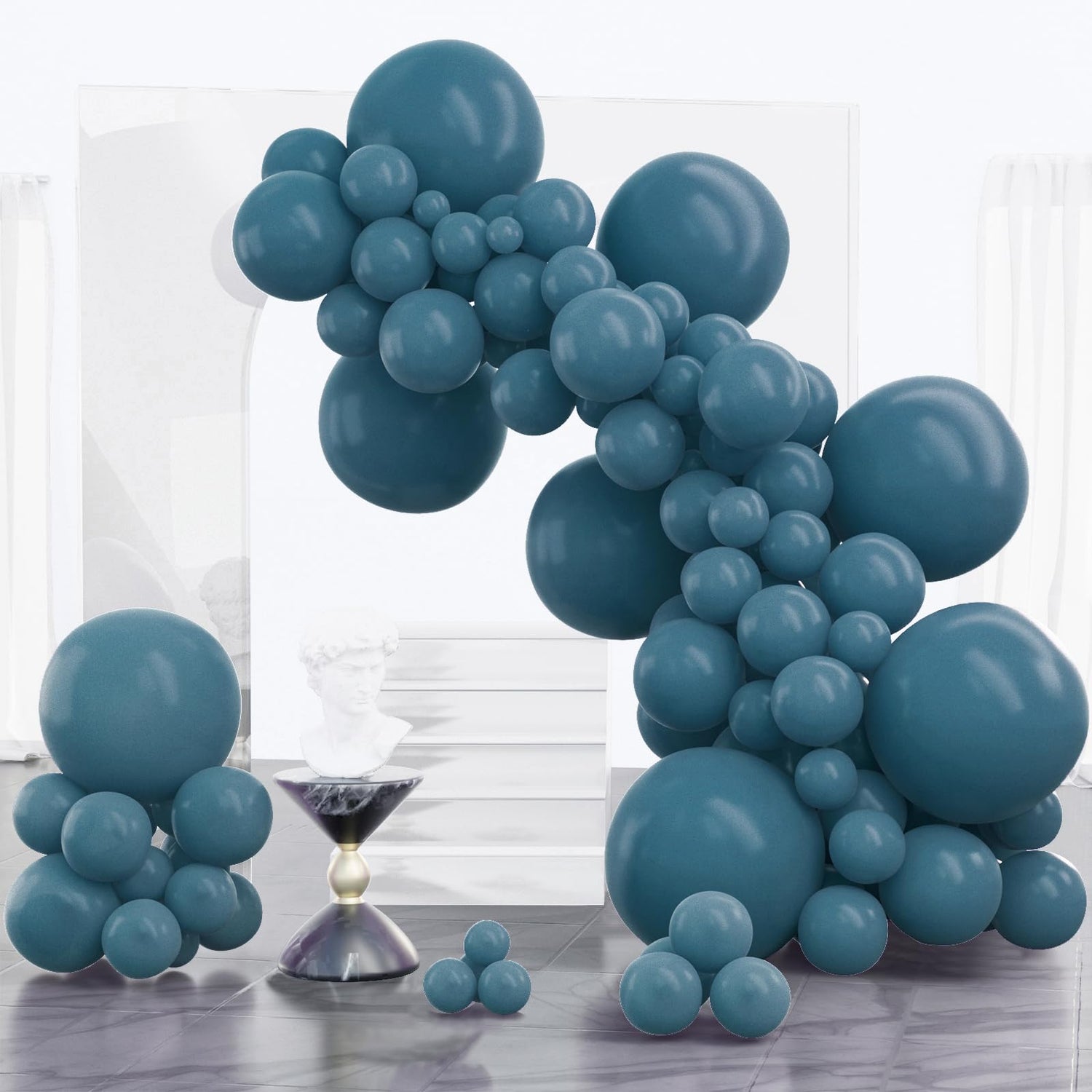 Blue-F36 Balloons Arch Kit Garland 100pcs (5/10/12/18 inch)