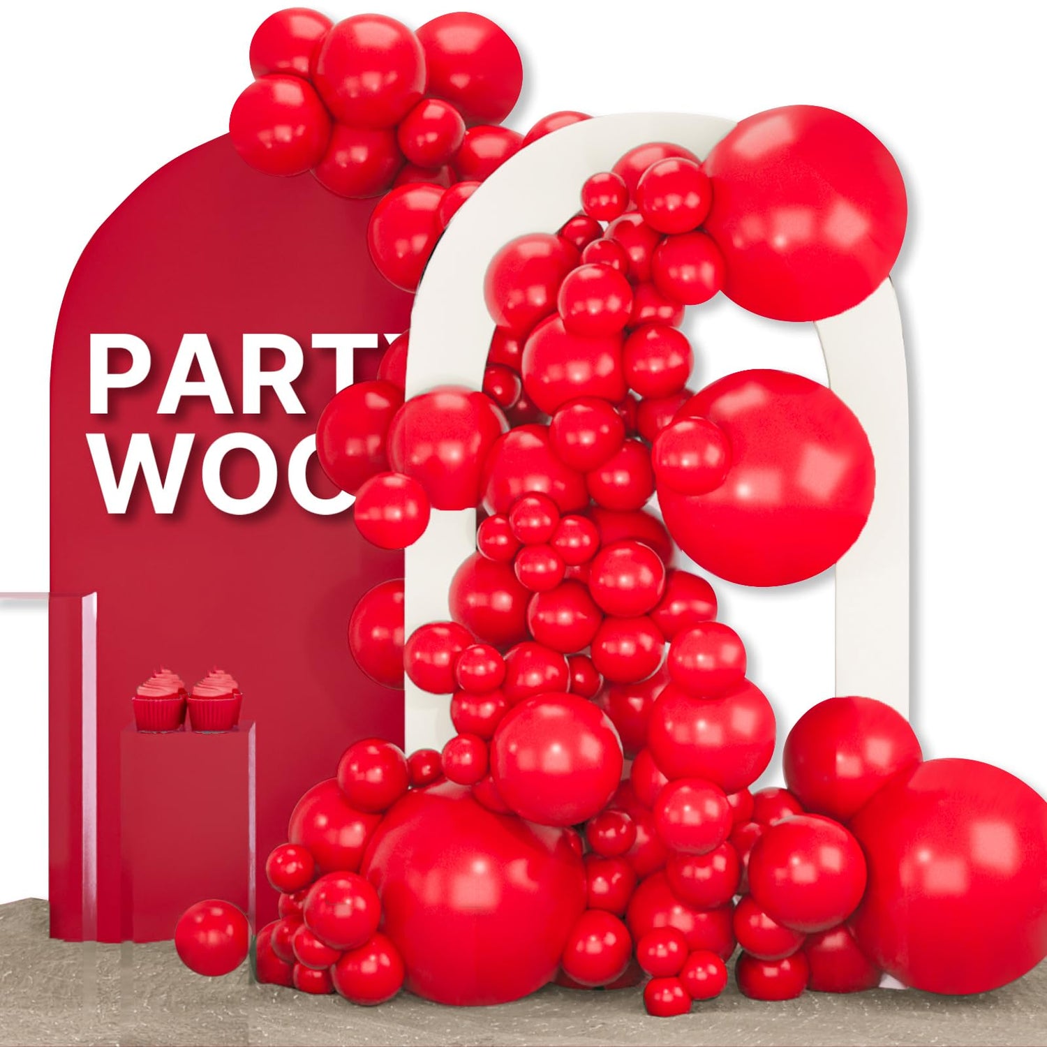 Red-Y57 Balloons Arch Kit Garland 155pcs (5/10/12/18 inch)