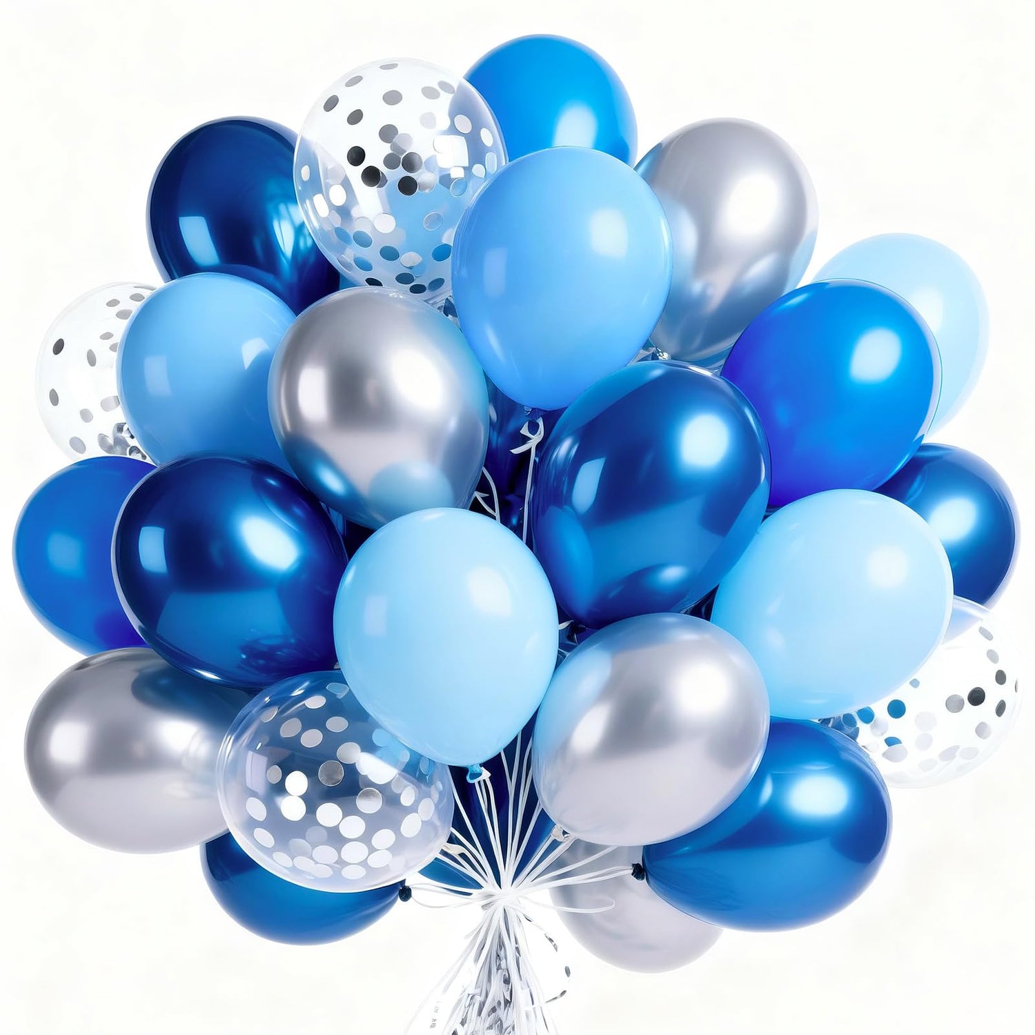 Blue Ombre Balloons 65pcs